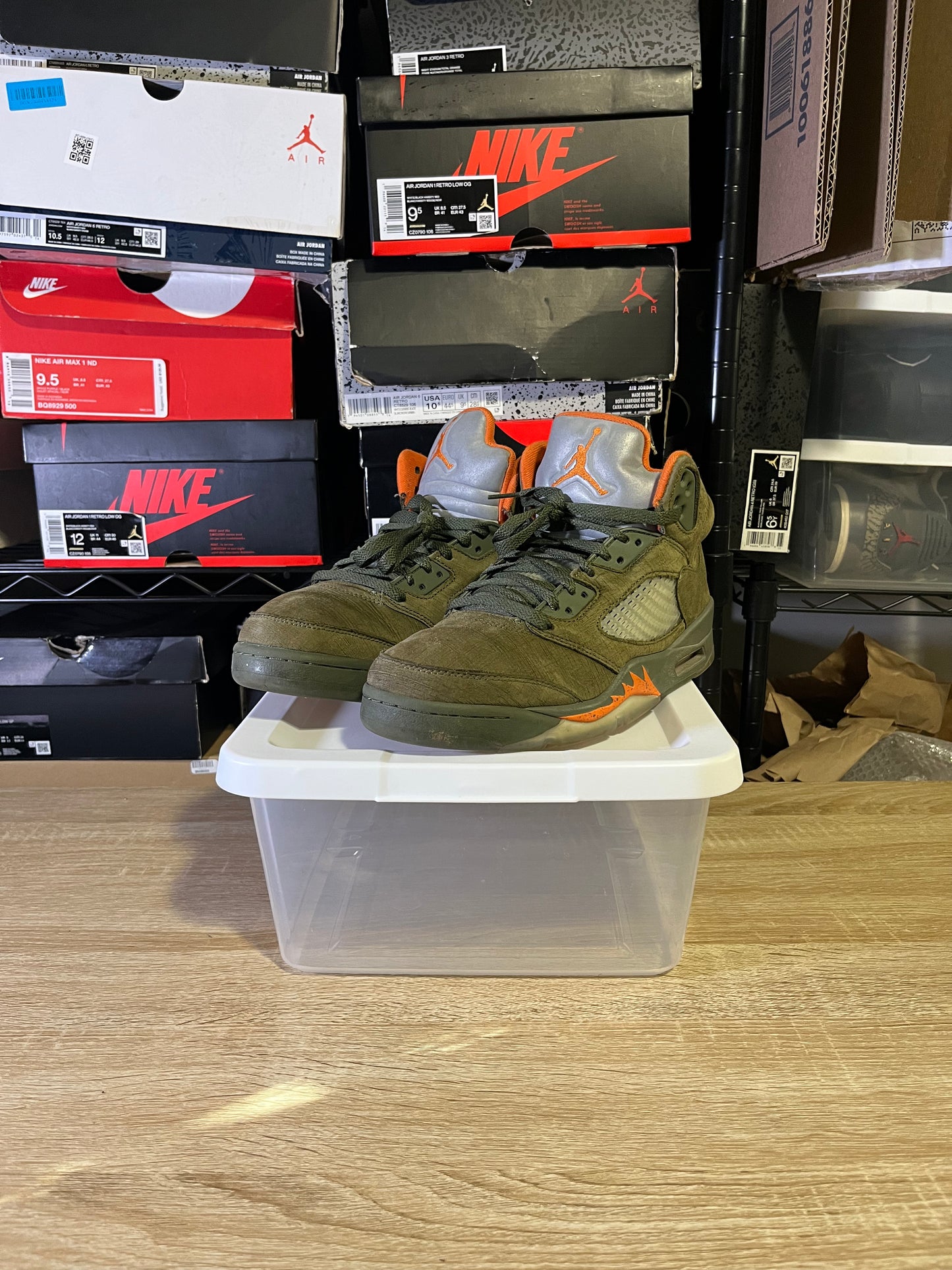 Size 9 – AJ 5 Olive