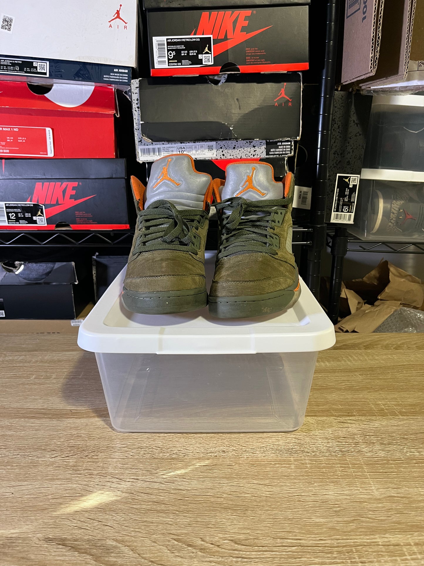 Size 9 – AJ 5 Olive