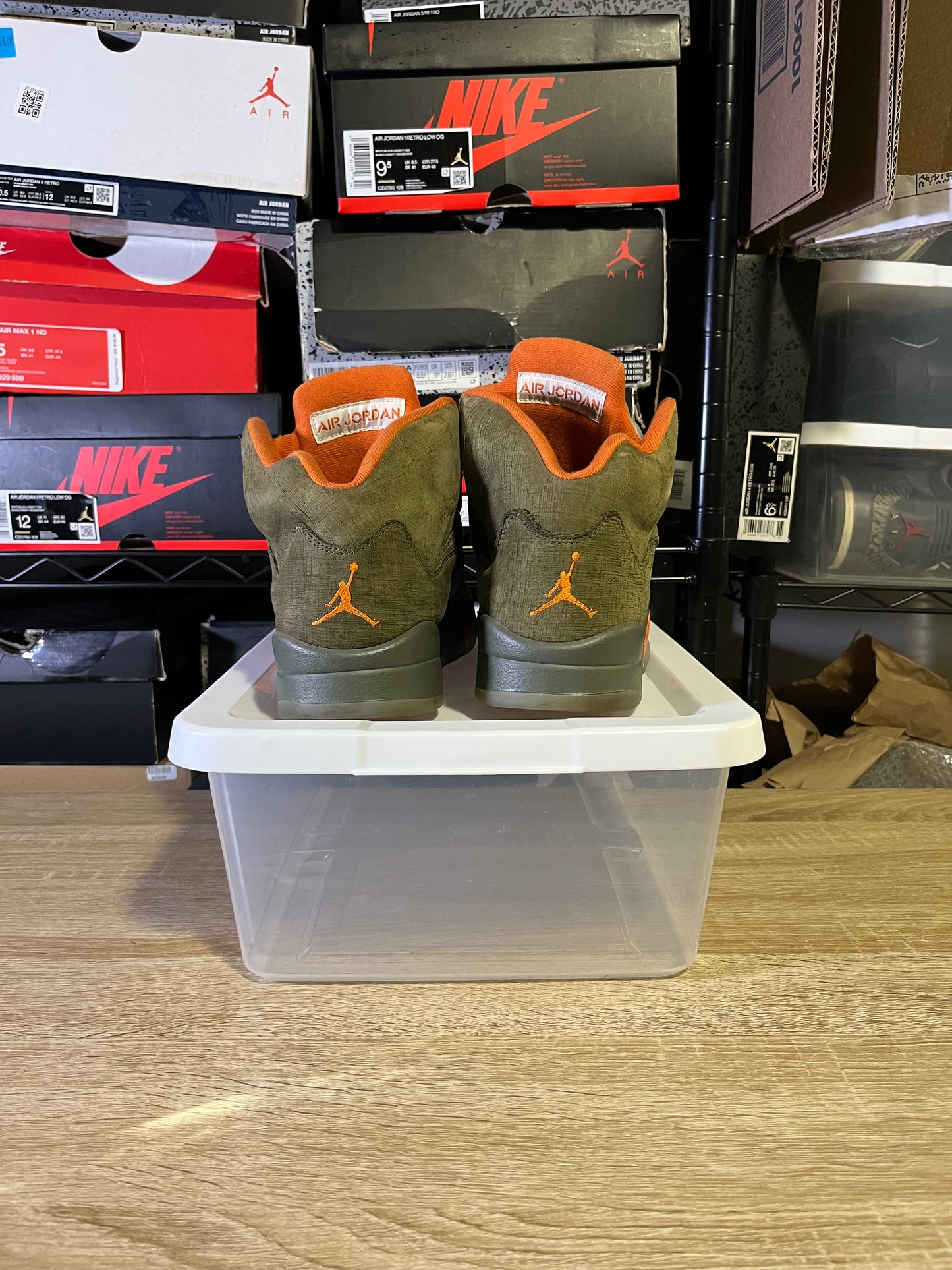 Size 9 – AJ 5 Olive