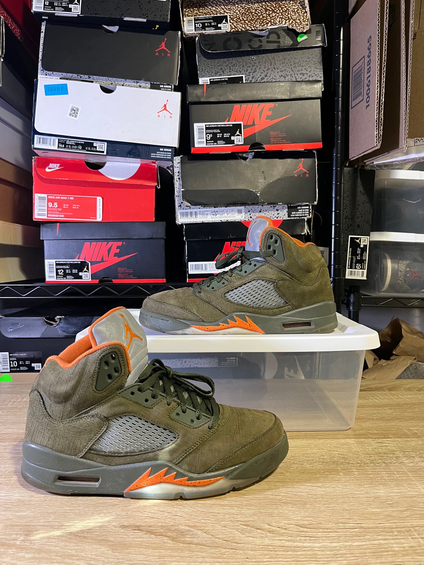 Size 9 – AJ 5 Olive