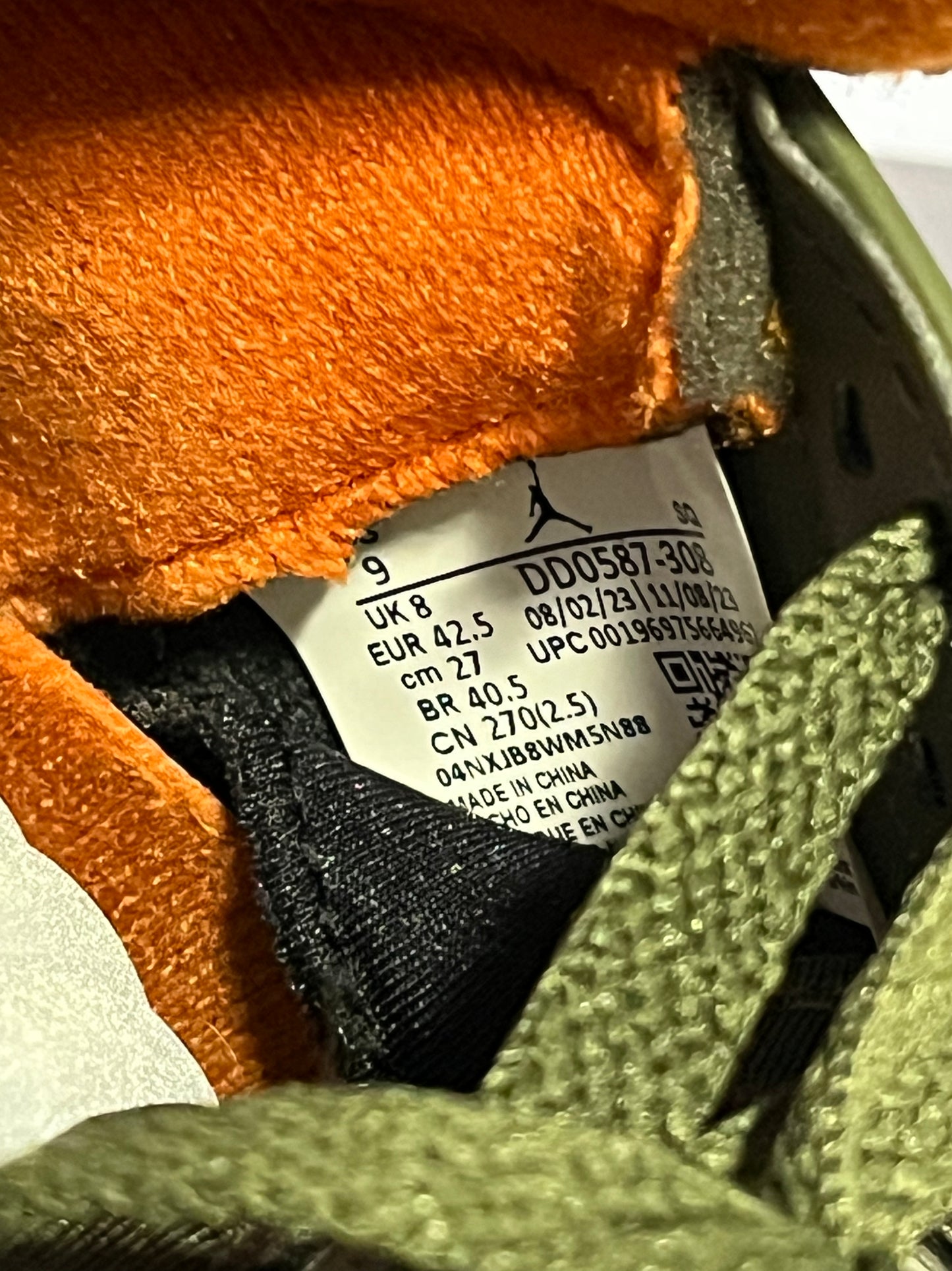 Size 9 – AJ 5 Olive