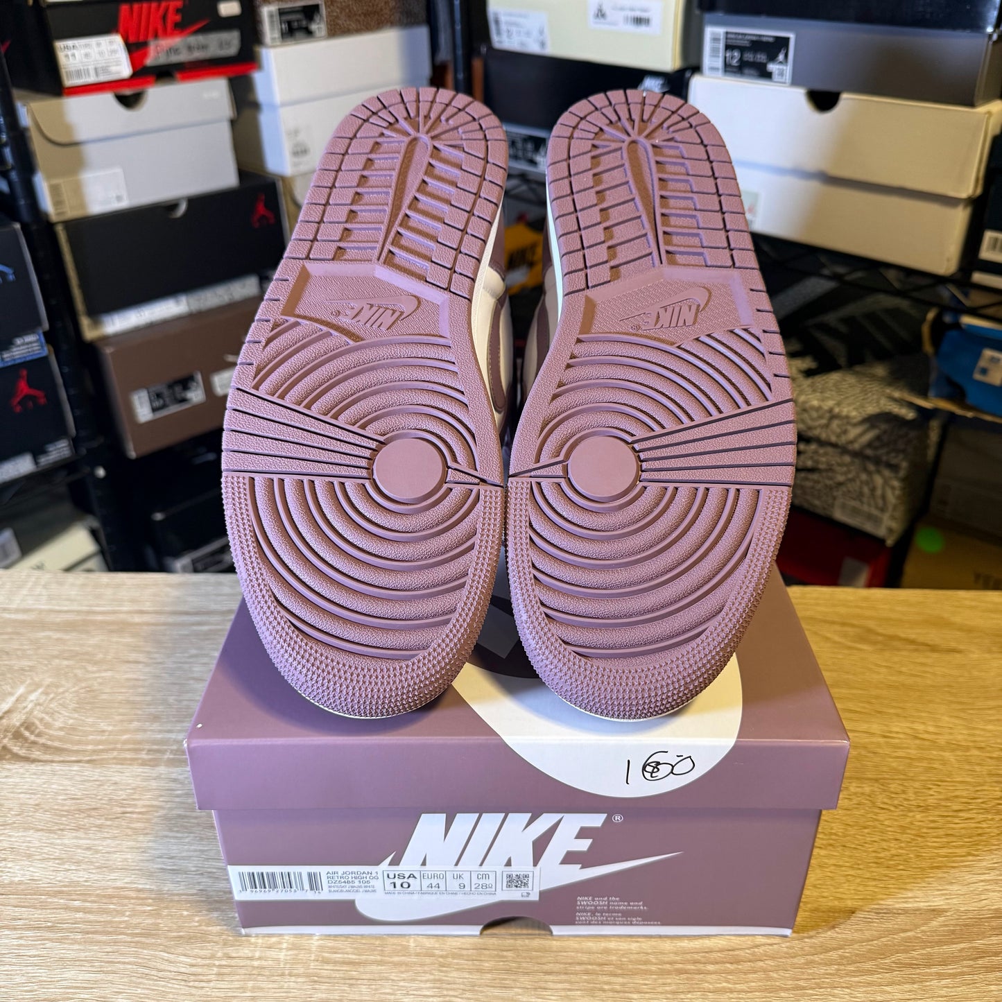 Size 10 - AJ 1 Mauve
