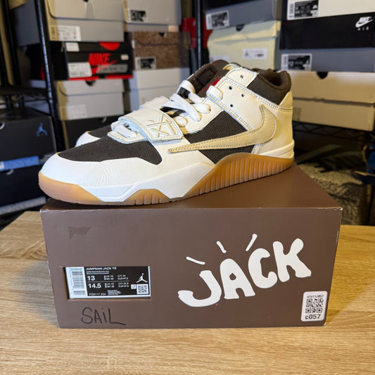 Size 13 - Travis Scott x Air Jordan Jordan Jumpman Jack TR Sail