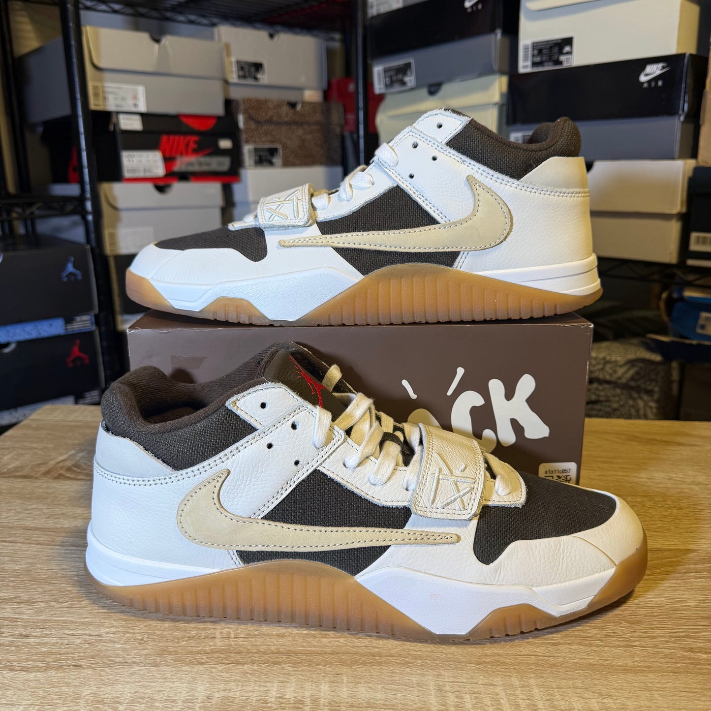 Size 13 - Travis Scott x Air Jordan Jordan Jumpman Jack TR Sail
