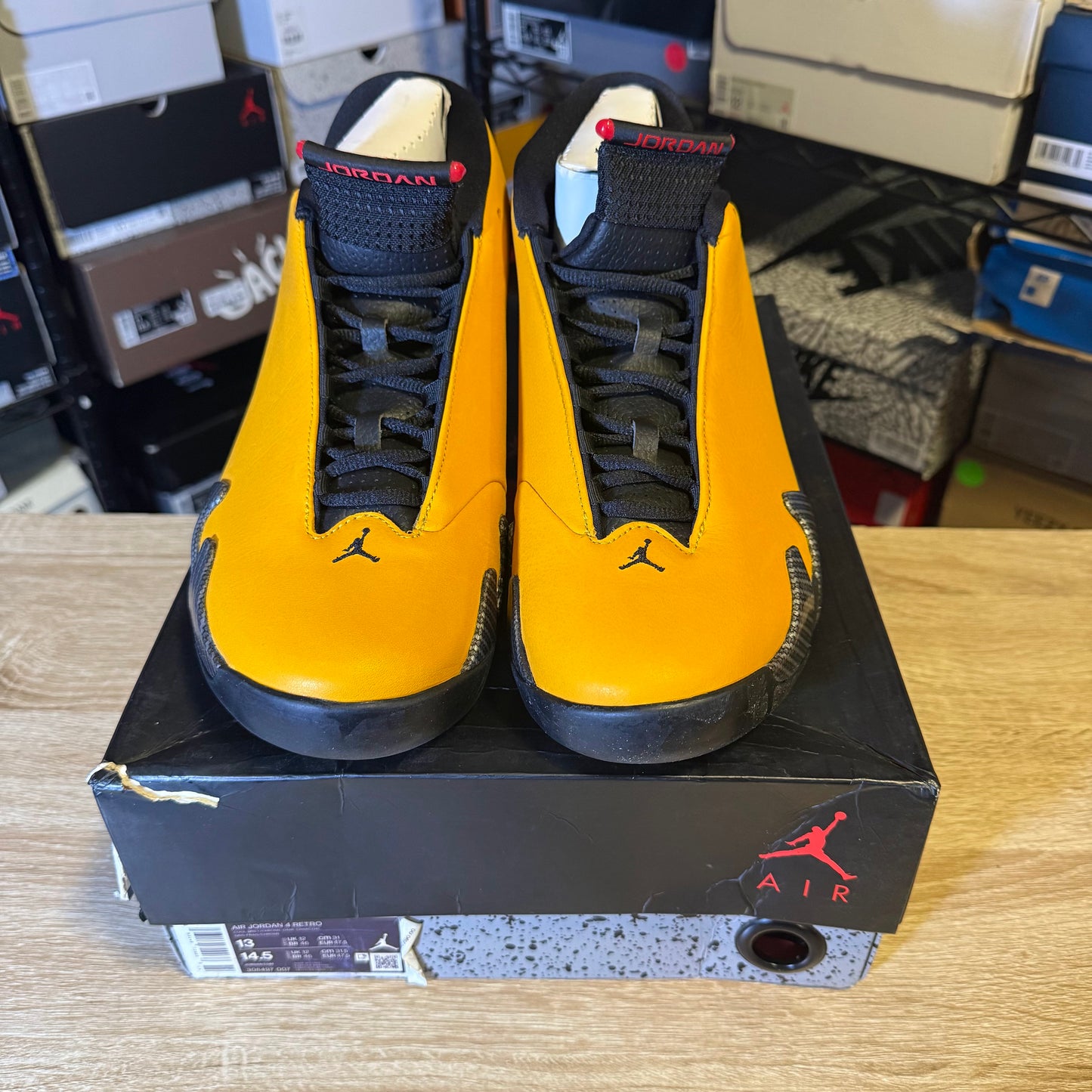 Size 12 - AJ 14 Retro Reverse Ferrari