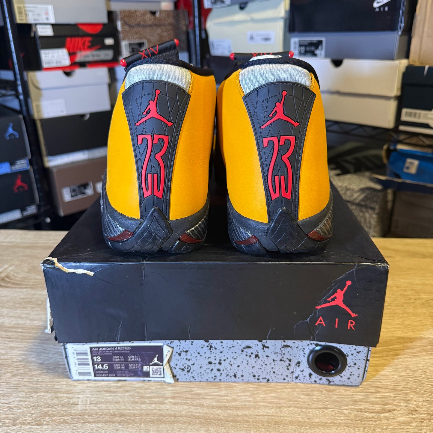 Size 12 - AJ 14 Retro Reverse Ferrari