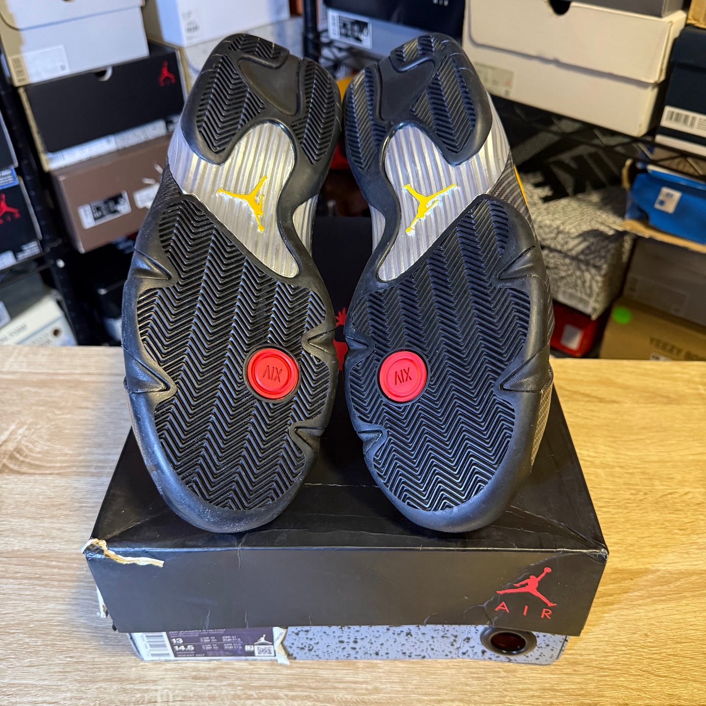 Size 12 - AJ 14 Retro Reverse Ferrari