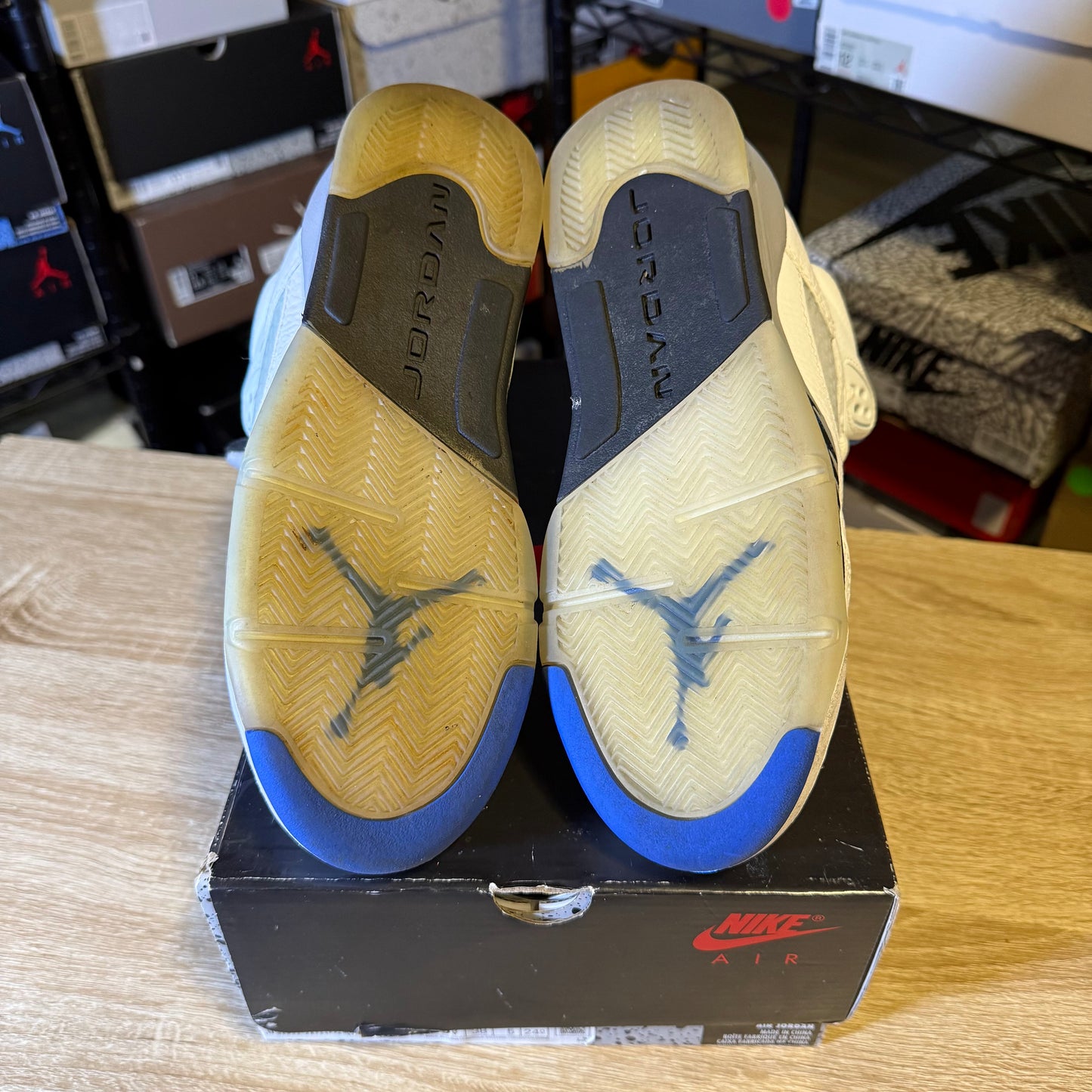 Size 5.5Y - AJ 5 Retro Stealth 2.0