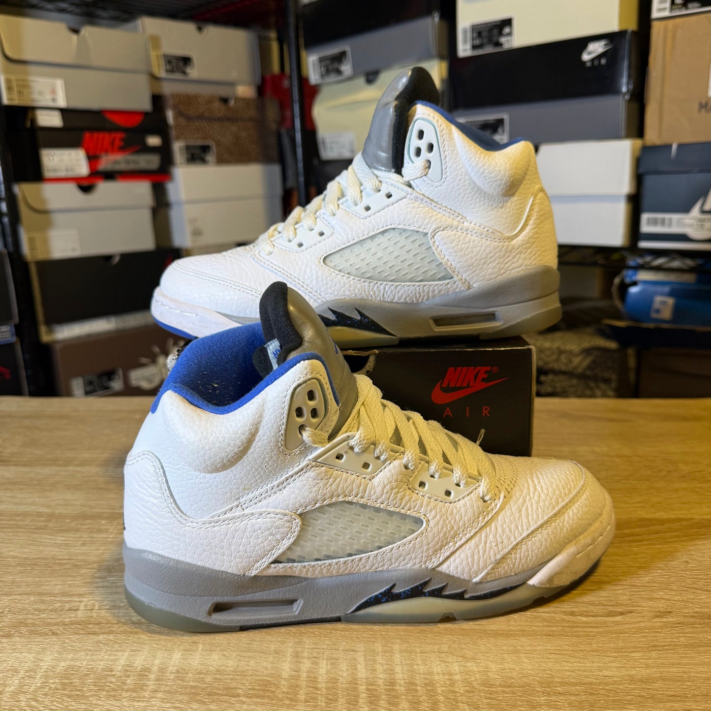 Size 5.5Y - AJ 5 Retro Stealth 2.0
