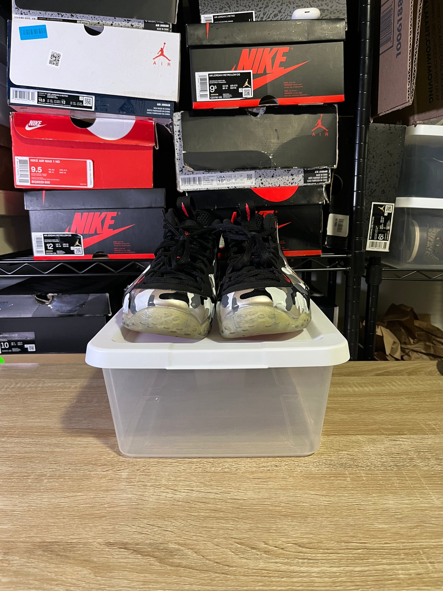 Size 11 – Foamposite Fighter Jet