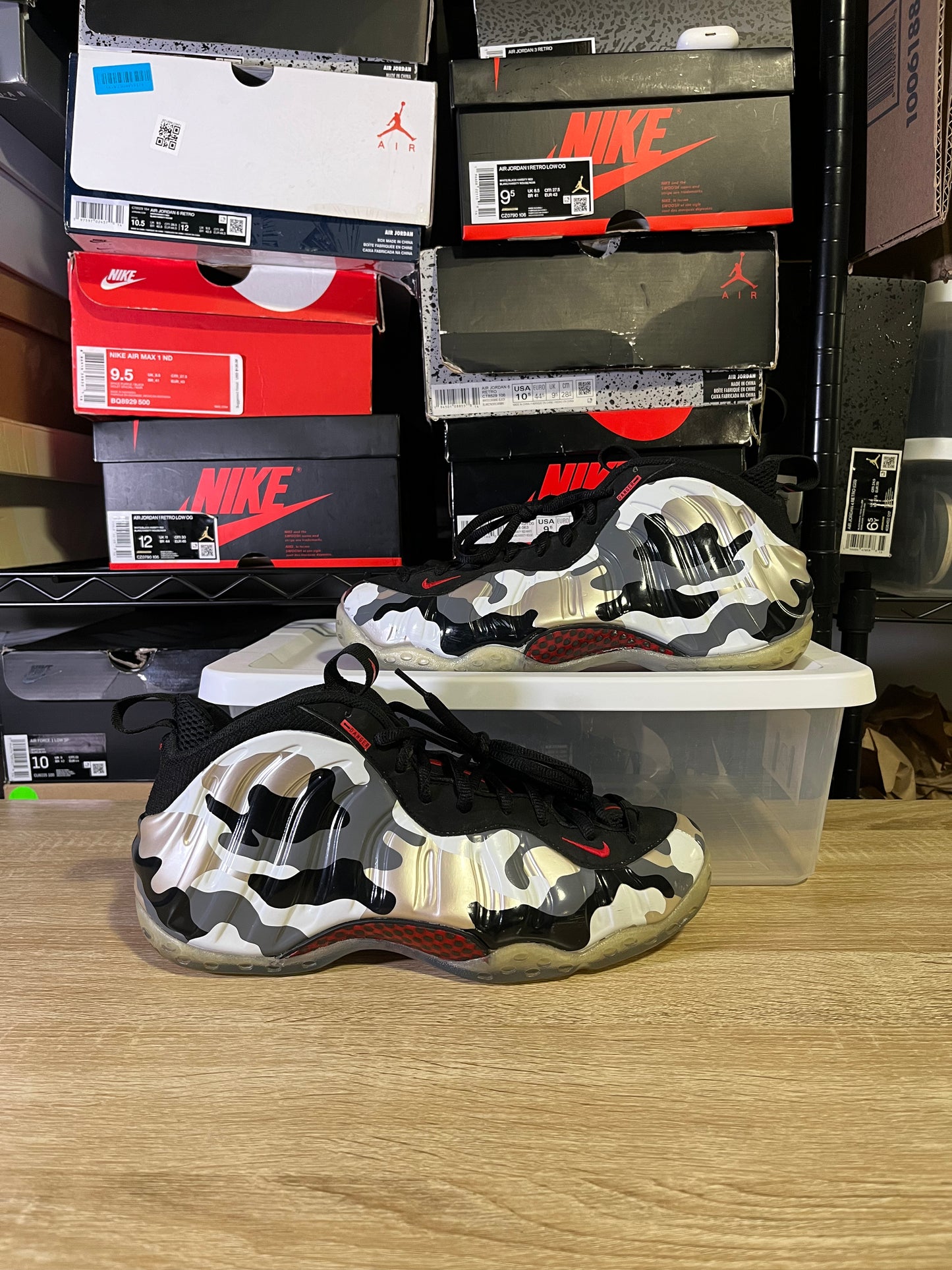 Size 11 – Foamposite Fighter Jet