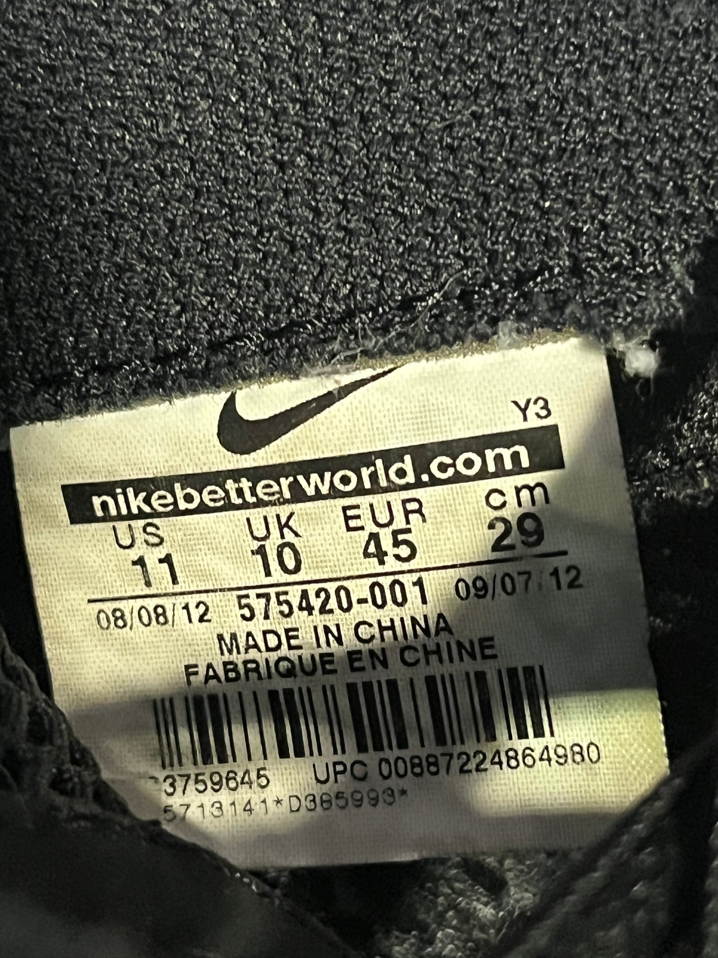 Size 11 – Foamposite Fighter Jet