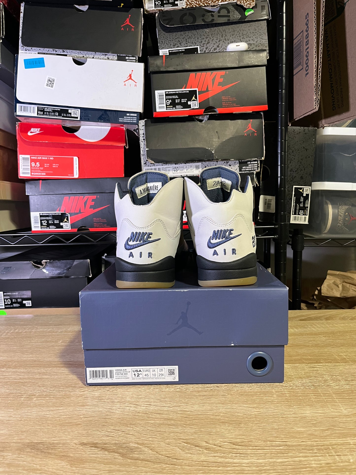 Size 11 M - A Ma Maniére x AJ 5 Retro Dawn