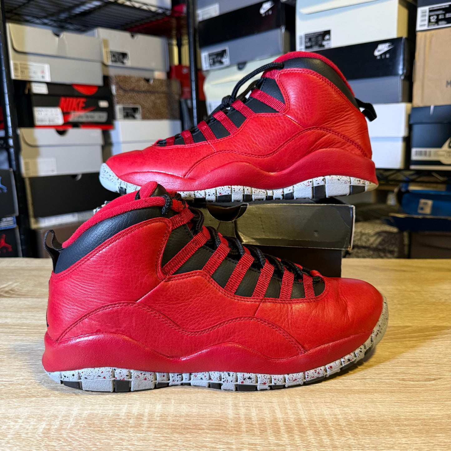 Size 9 - AJ 10 Retro Bulls Over Broadway