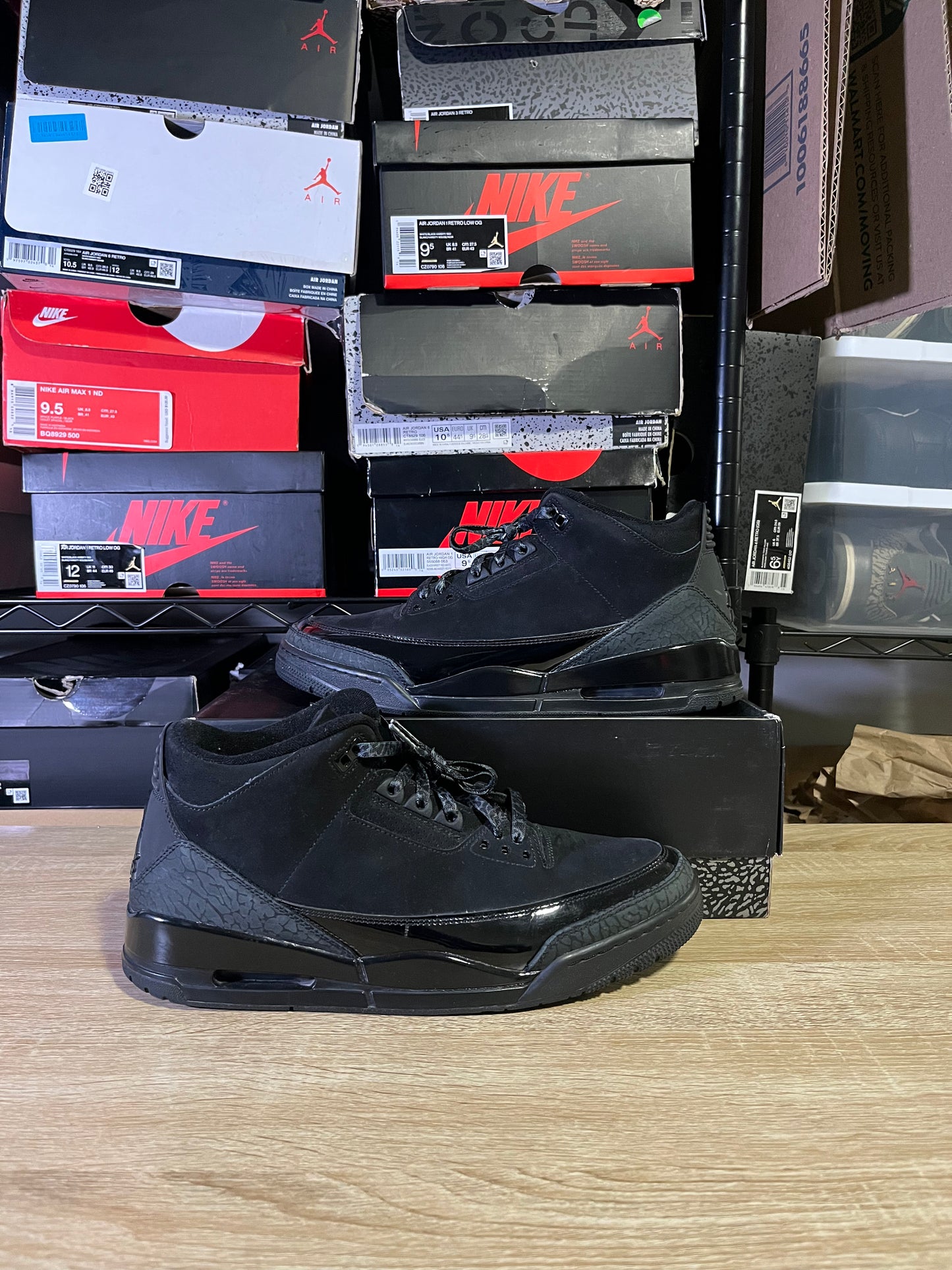 Size 12 – AJ 3 Black Cat