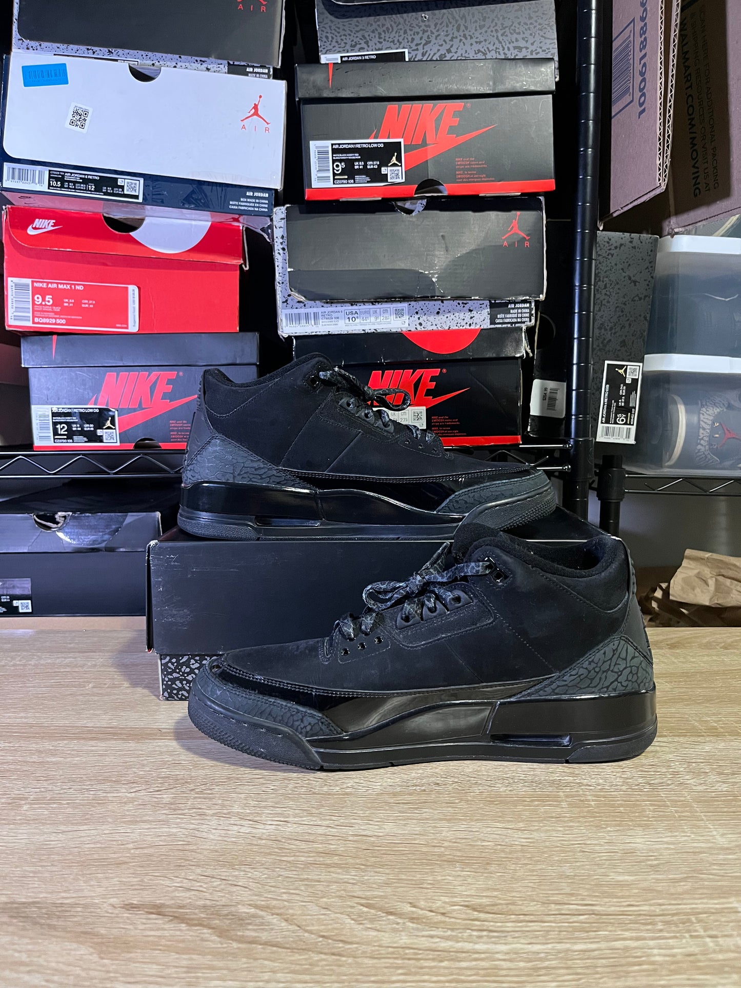 Size 12 – AJ 3 Black Cat