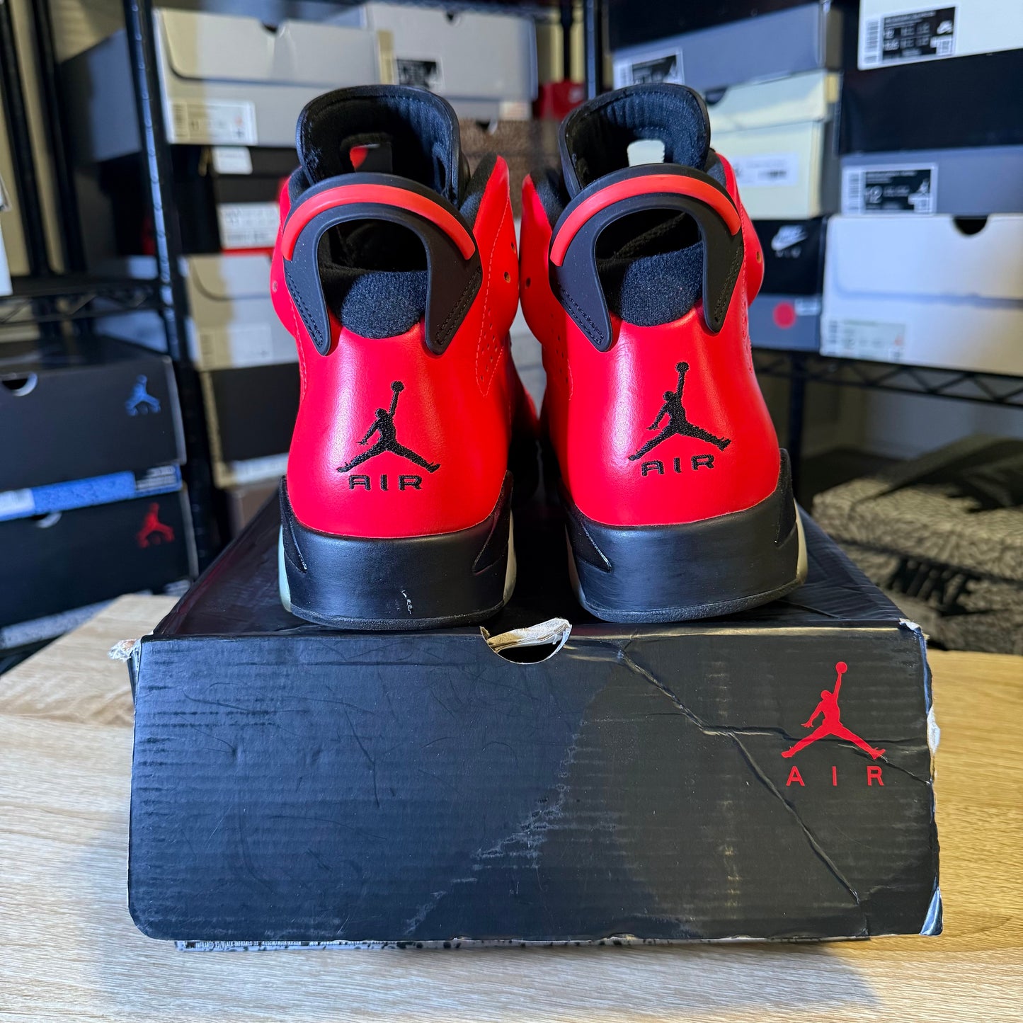 Size 9 - AJ 6 Retro Infrared 23