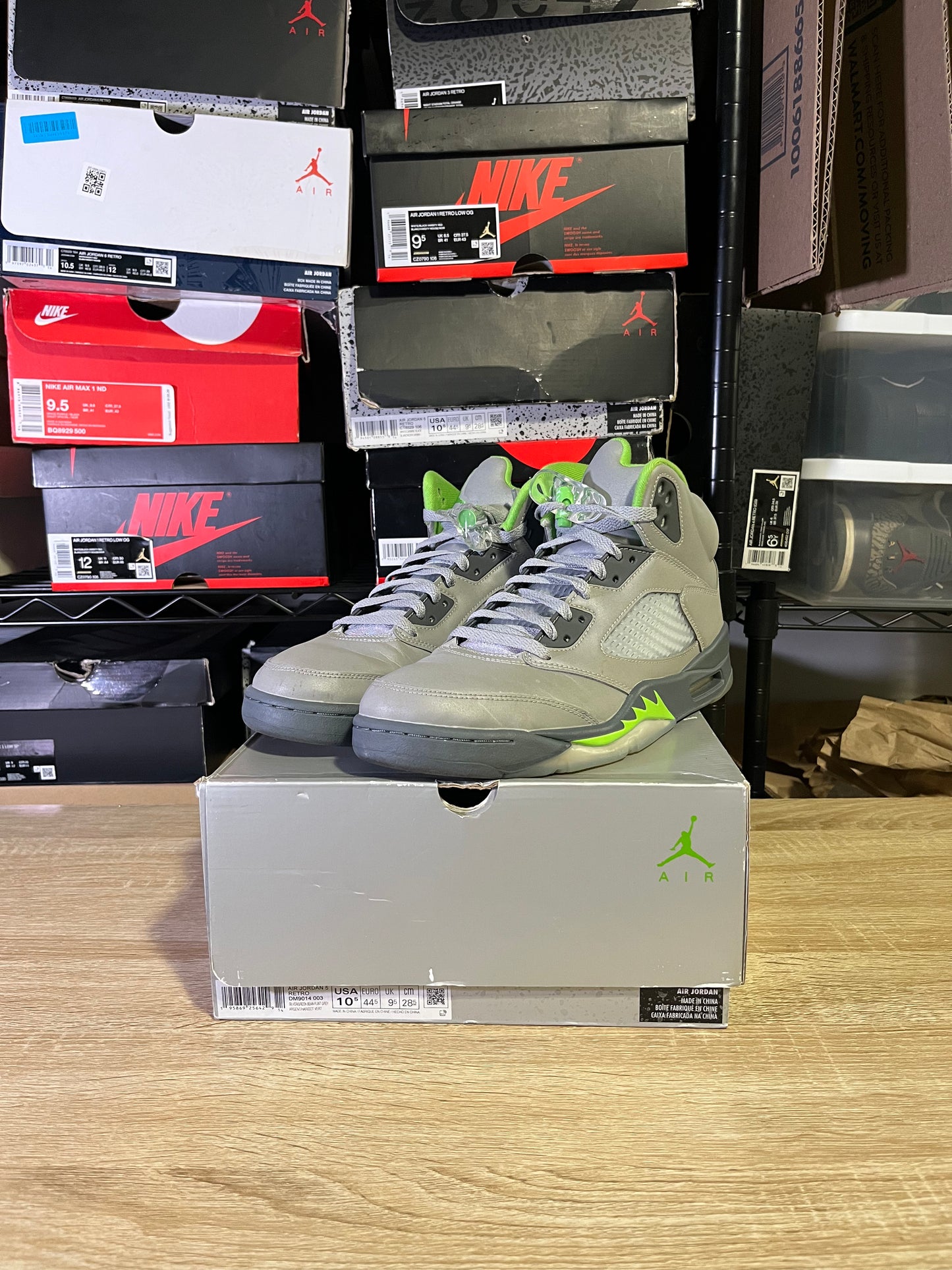 Size 10.5 – AJ 5 Green Bean