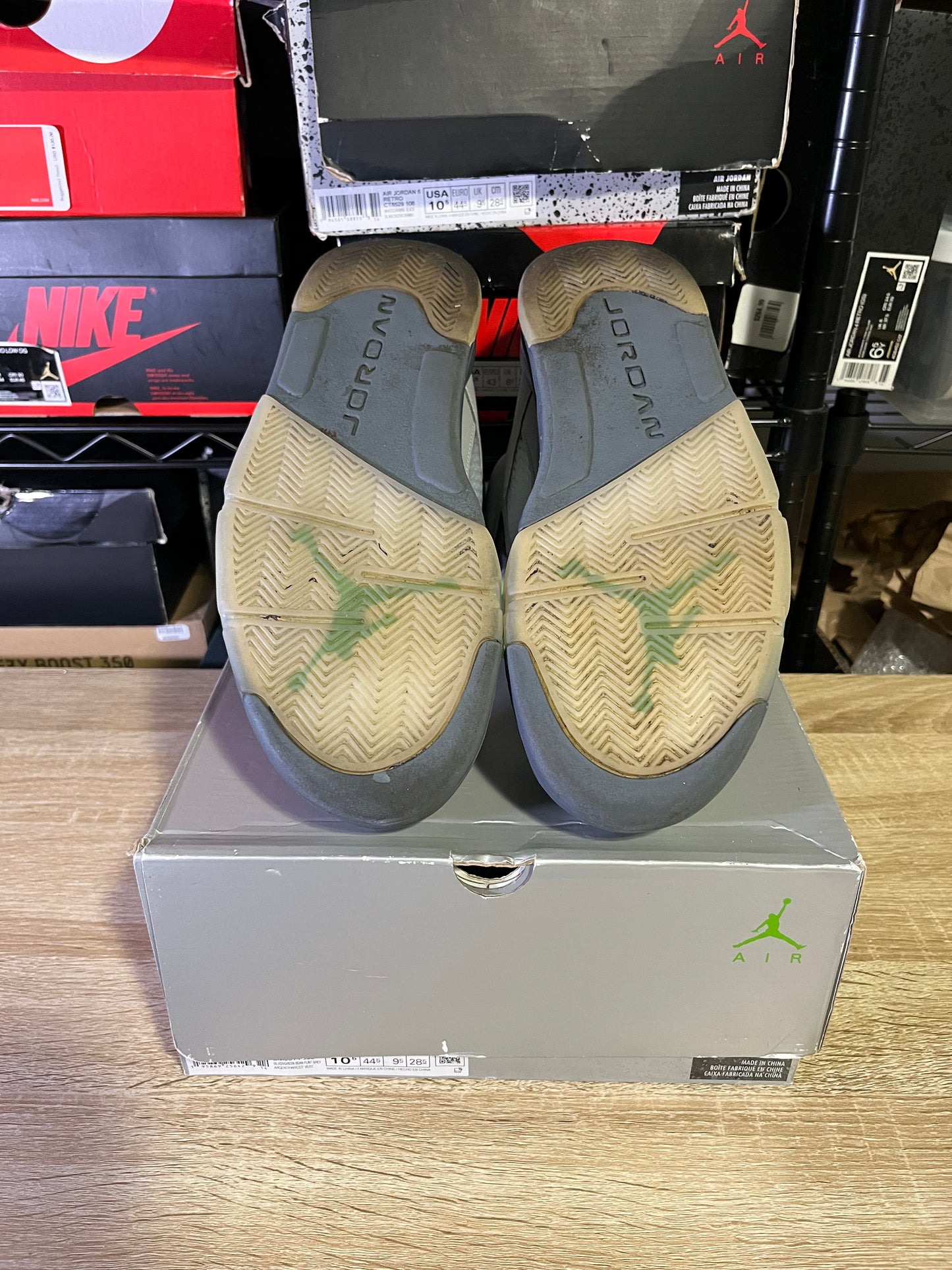 Size 10.5 – AJ 5 Green Bean