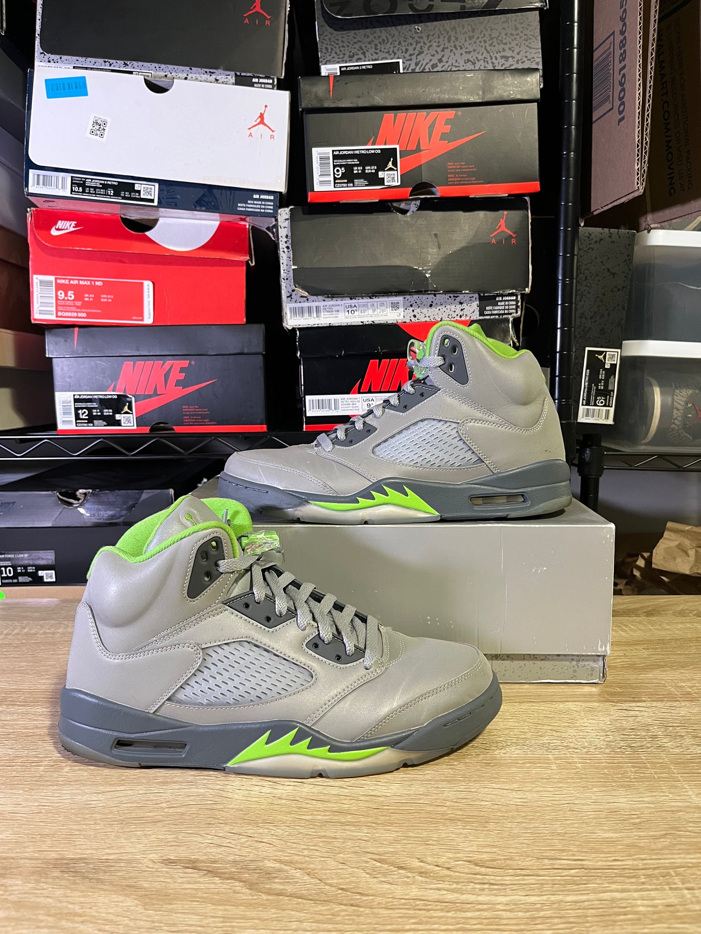 Size 10.5 – AJ 5 Green Bean