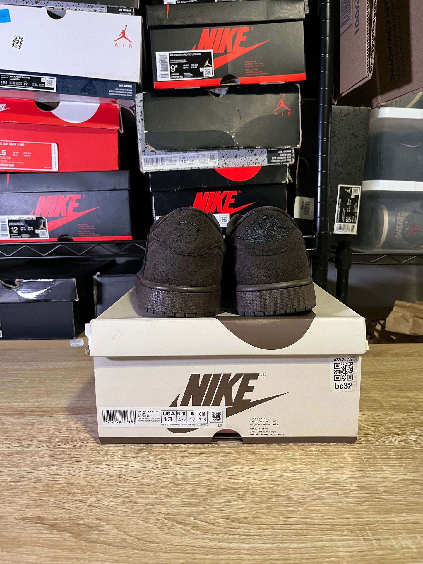 Size 13 – AJ 1 Low Travis Velvet