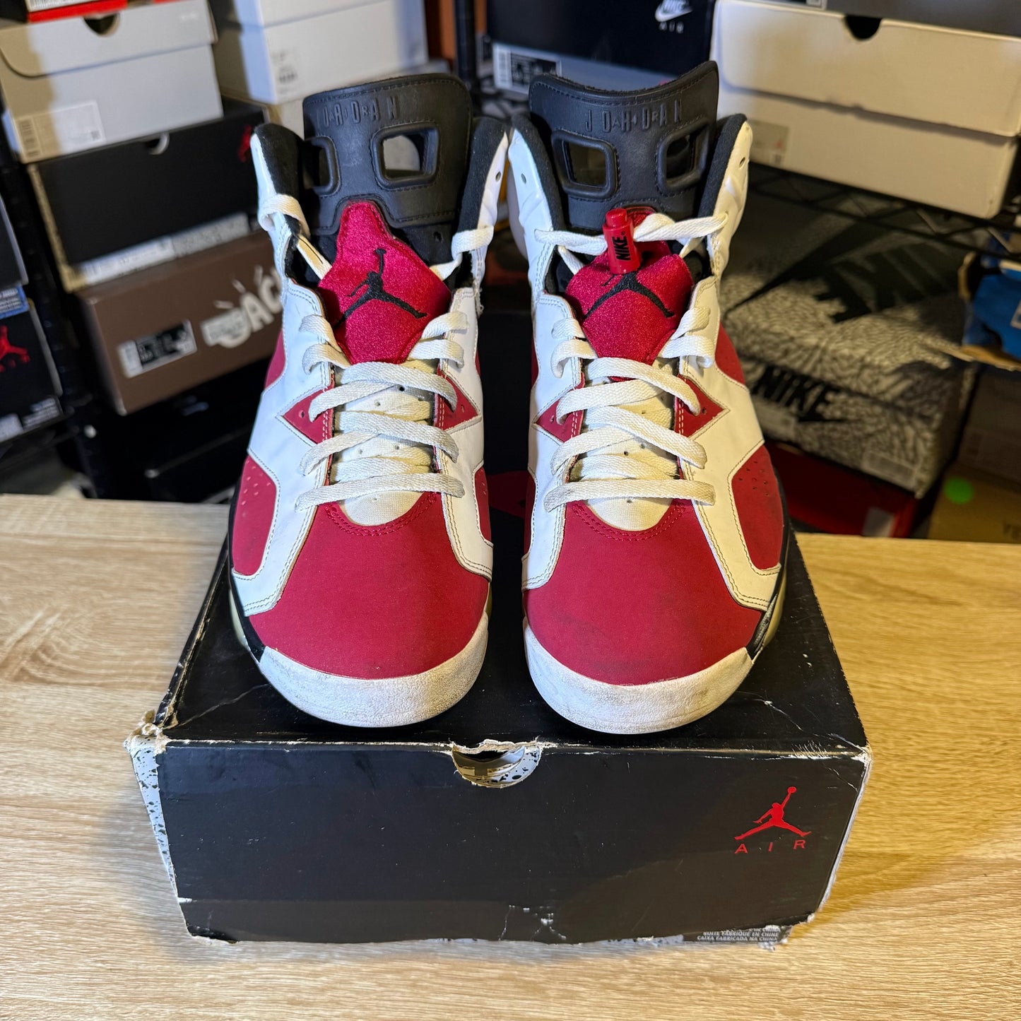 Size 10.5 - AJ 6 Carmine