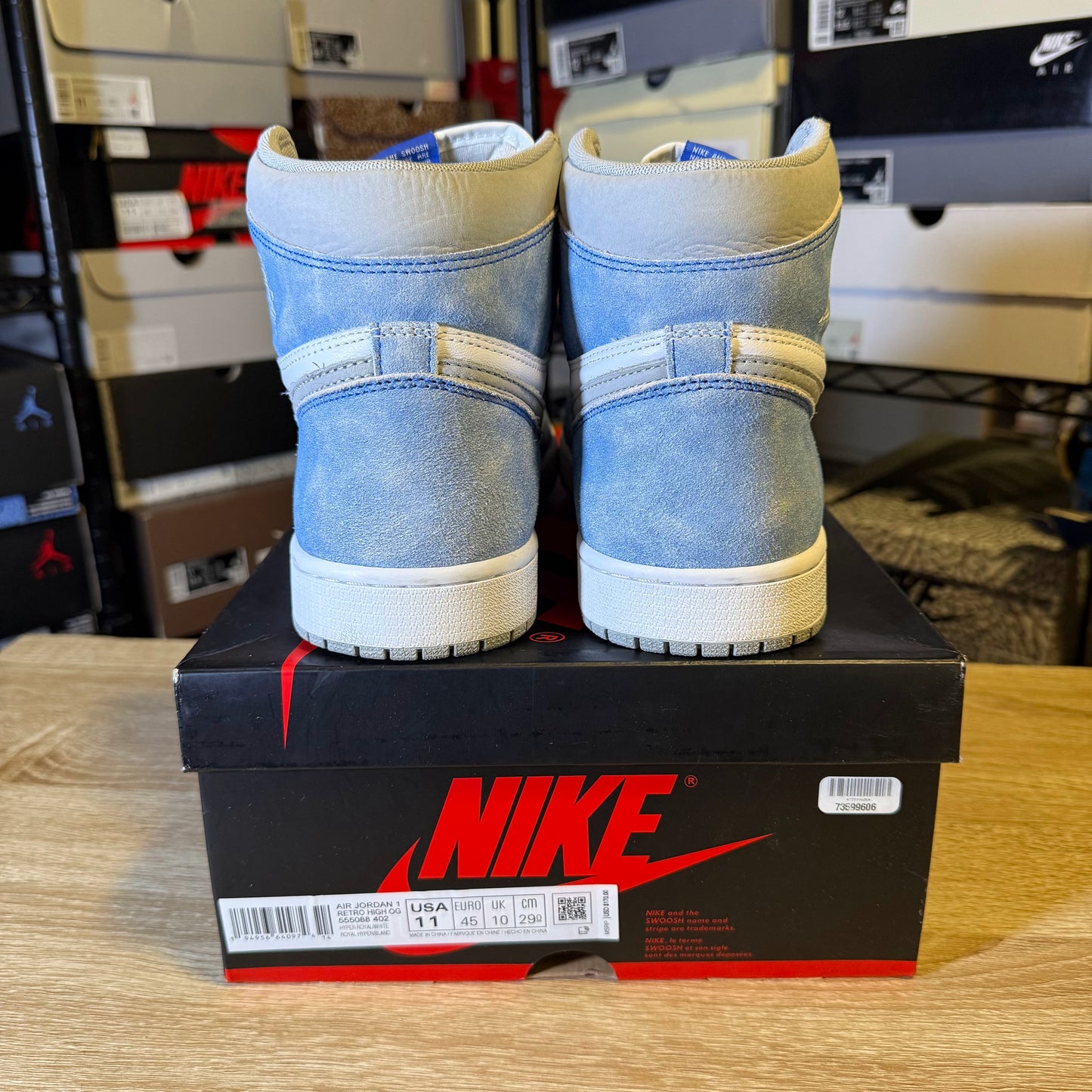 Size 11 - AJ 1 Retro OG High Hyper Royal
