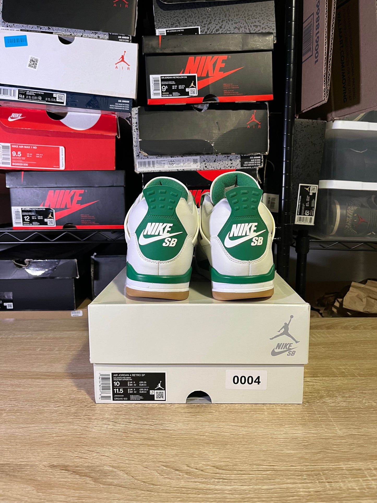 Size 10 – AJ 4 Pine Green SB