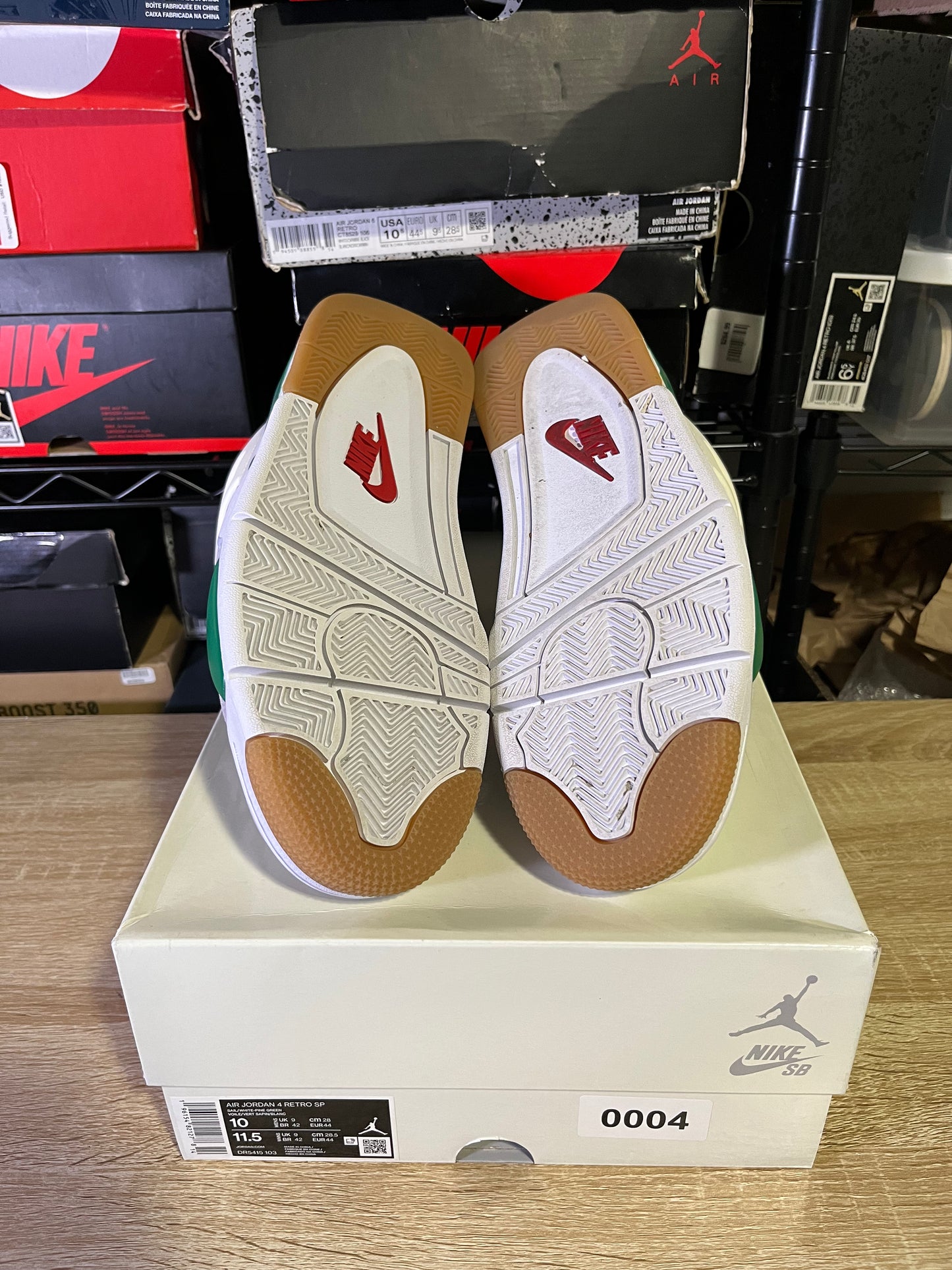 Size 10 – AJ 4 Pine Green SB