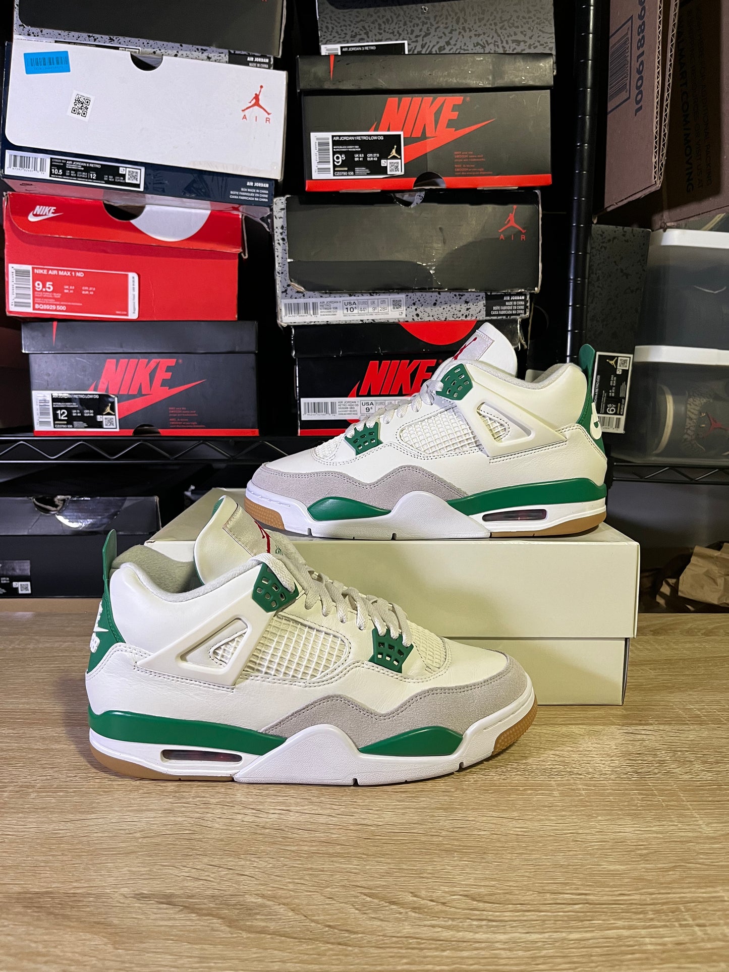 Size 10 – AJ 4 Pine Green SB