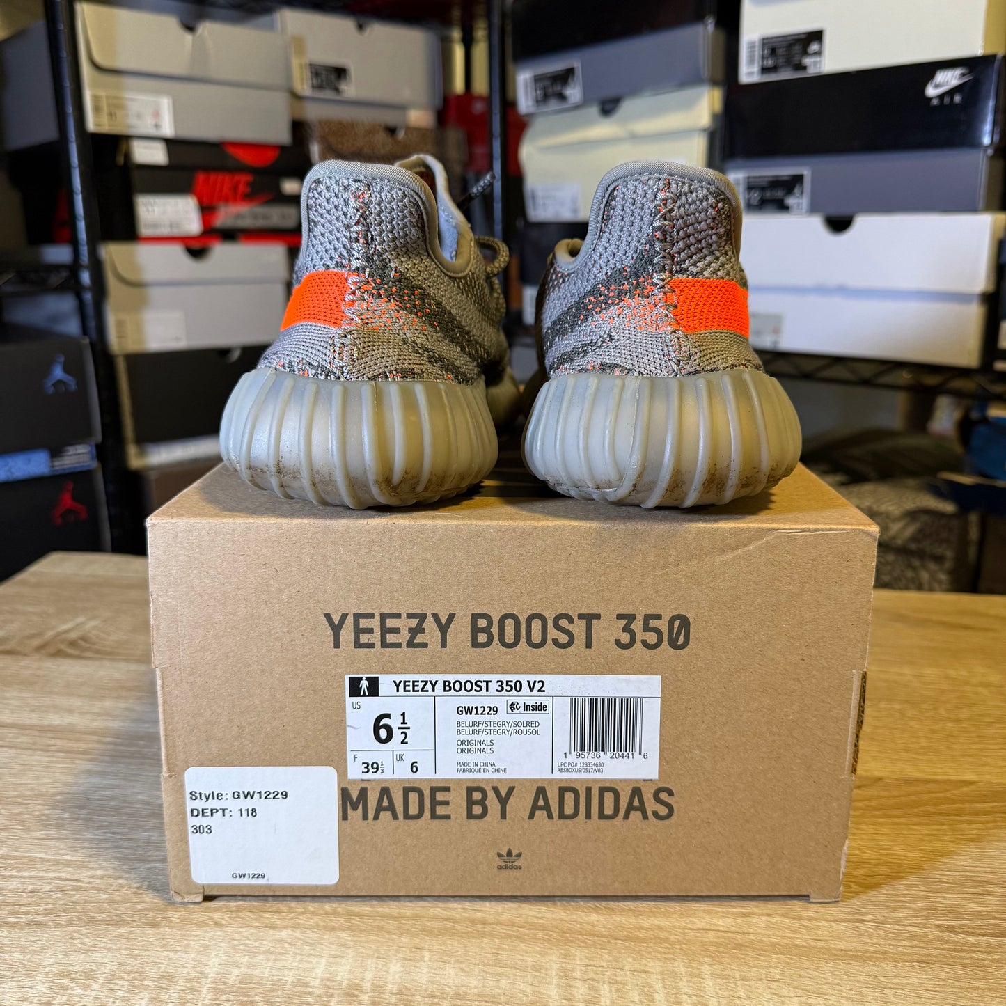Size 6.5 – YZY 350 Beluga