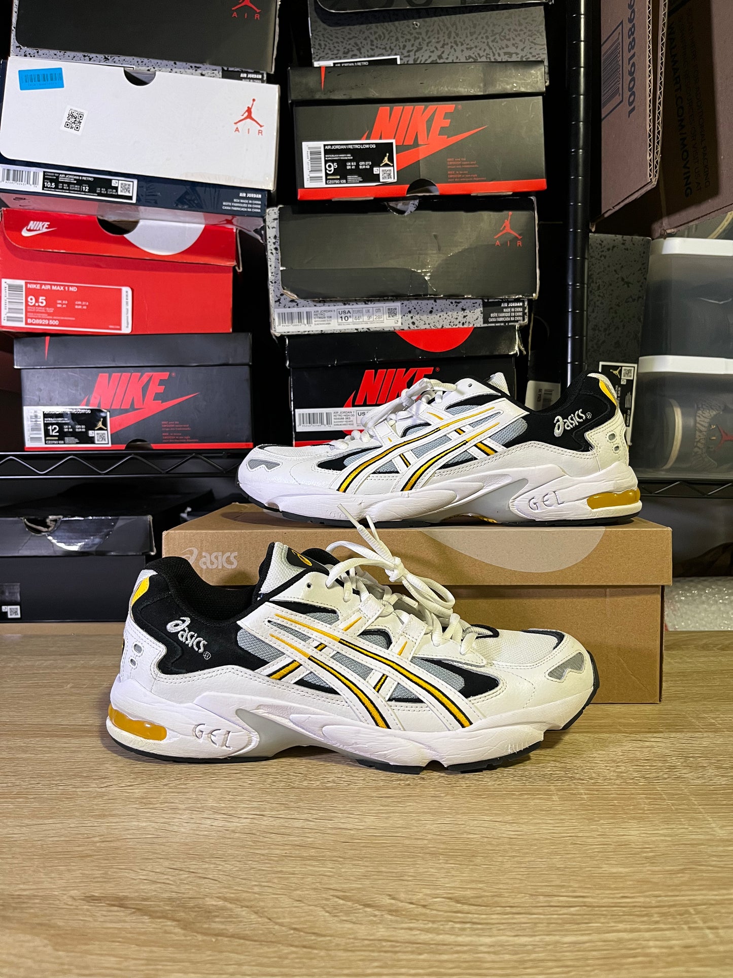 Size 12 - Asics Gel Kayano 5 OG Kith Exclusive White Saffron