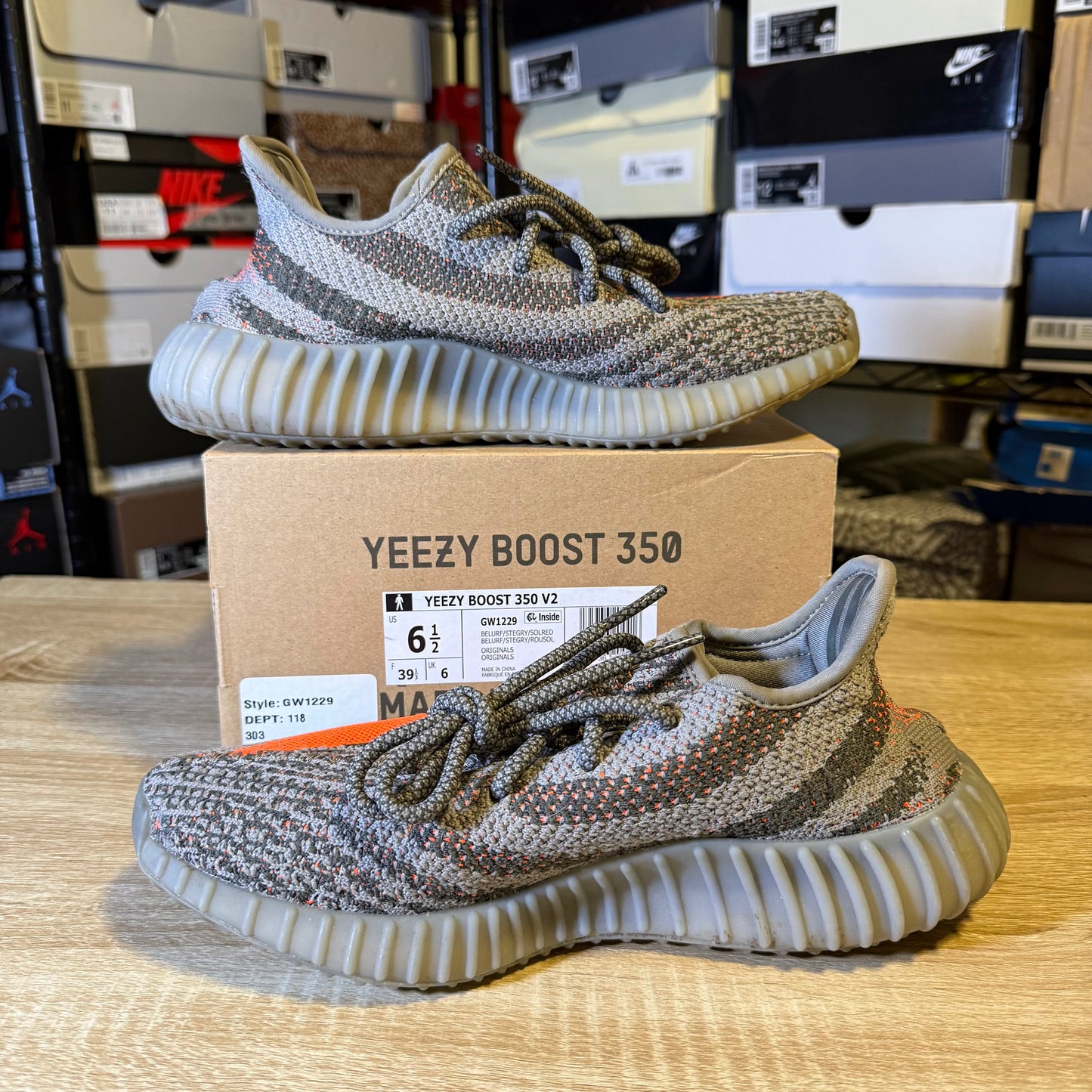 Size 6.5 – YZY 350 Beluga