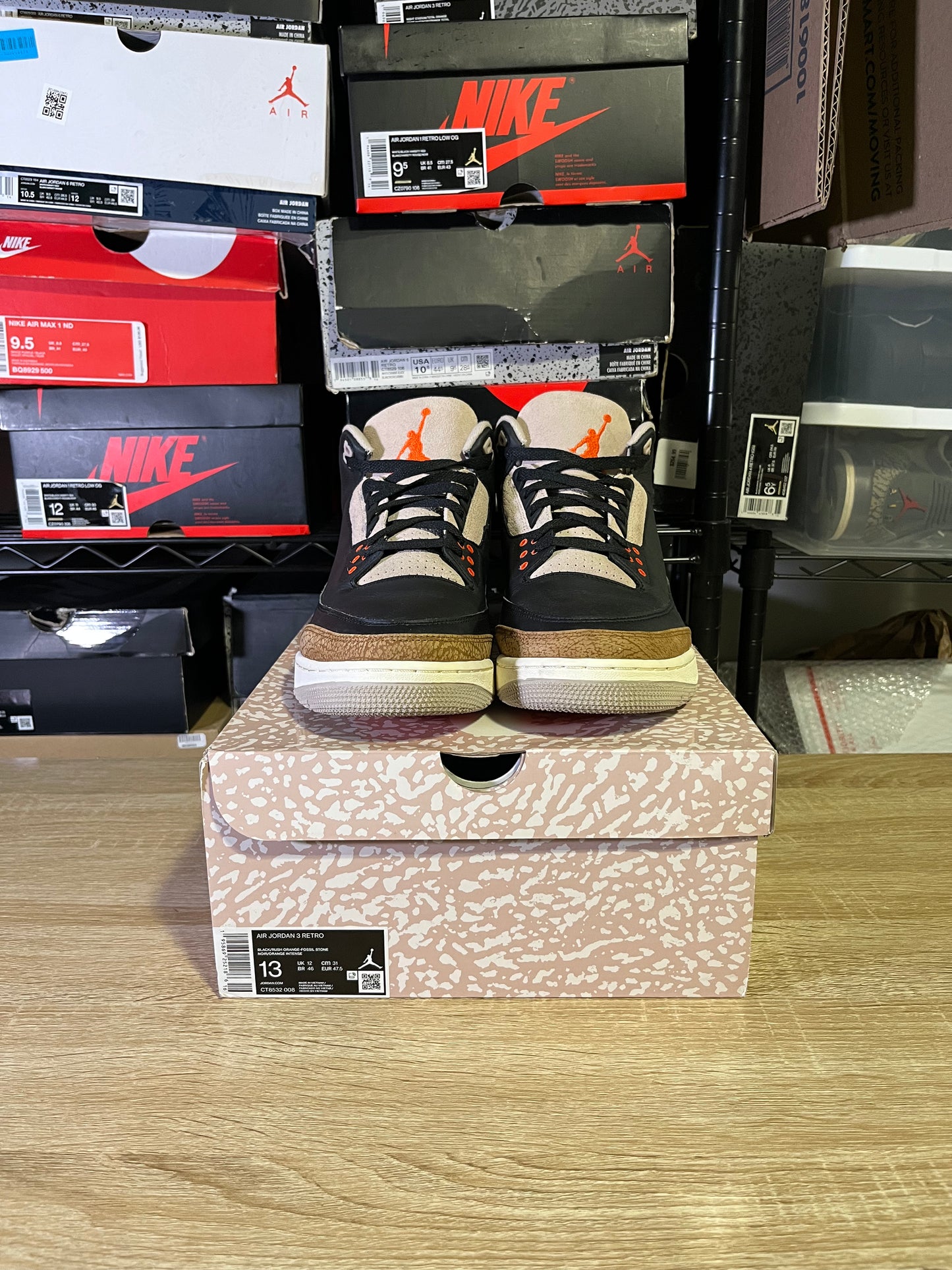 Size 13 – AJ 3 Desert Elephant