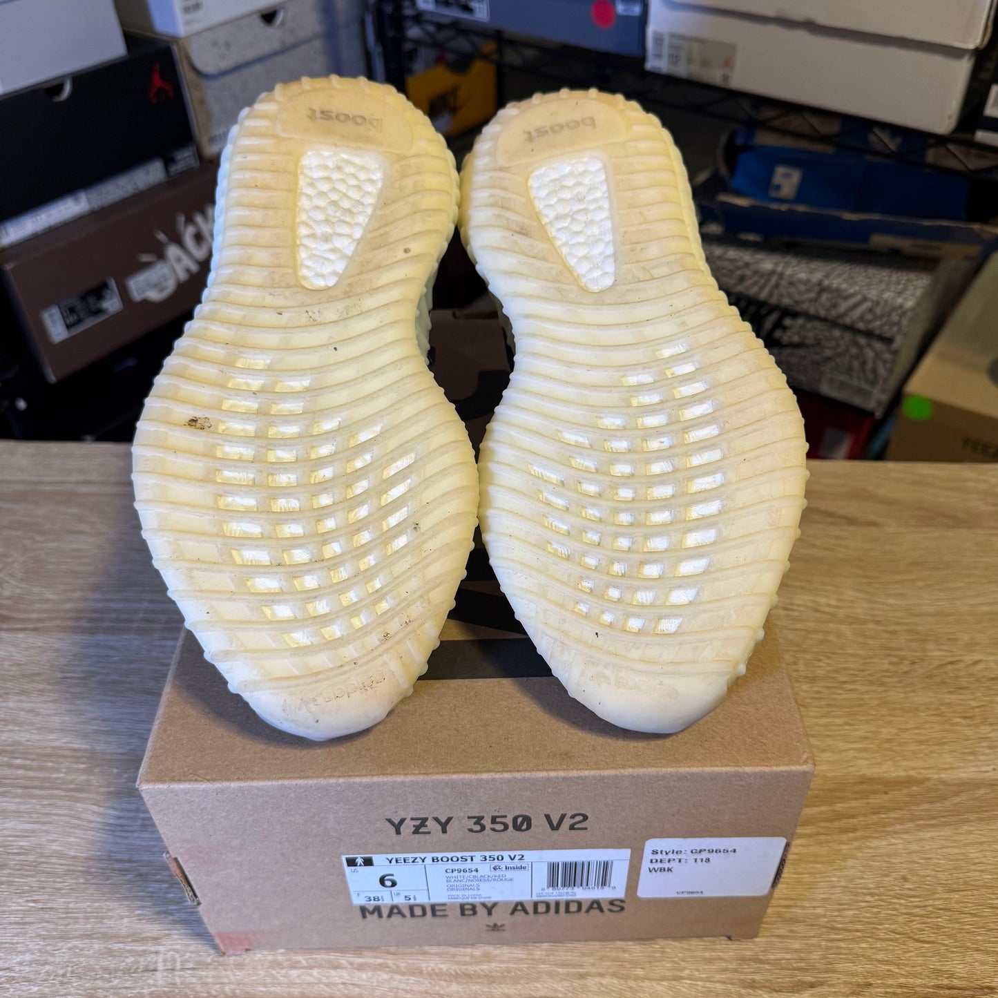 Size 6 – YZY 350 Zebra