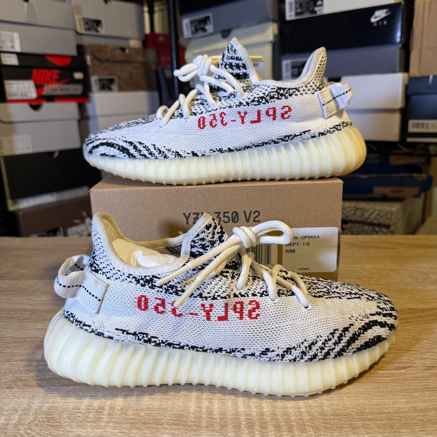Size 6 – YZY 350 Zebra