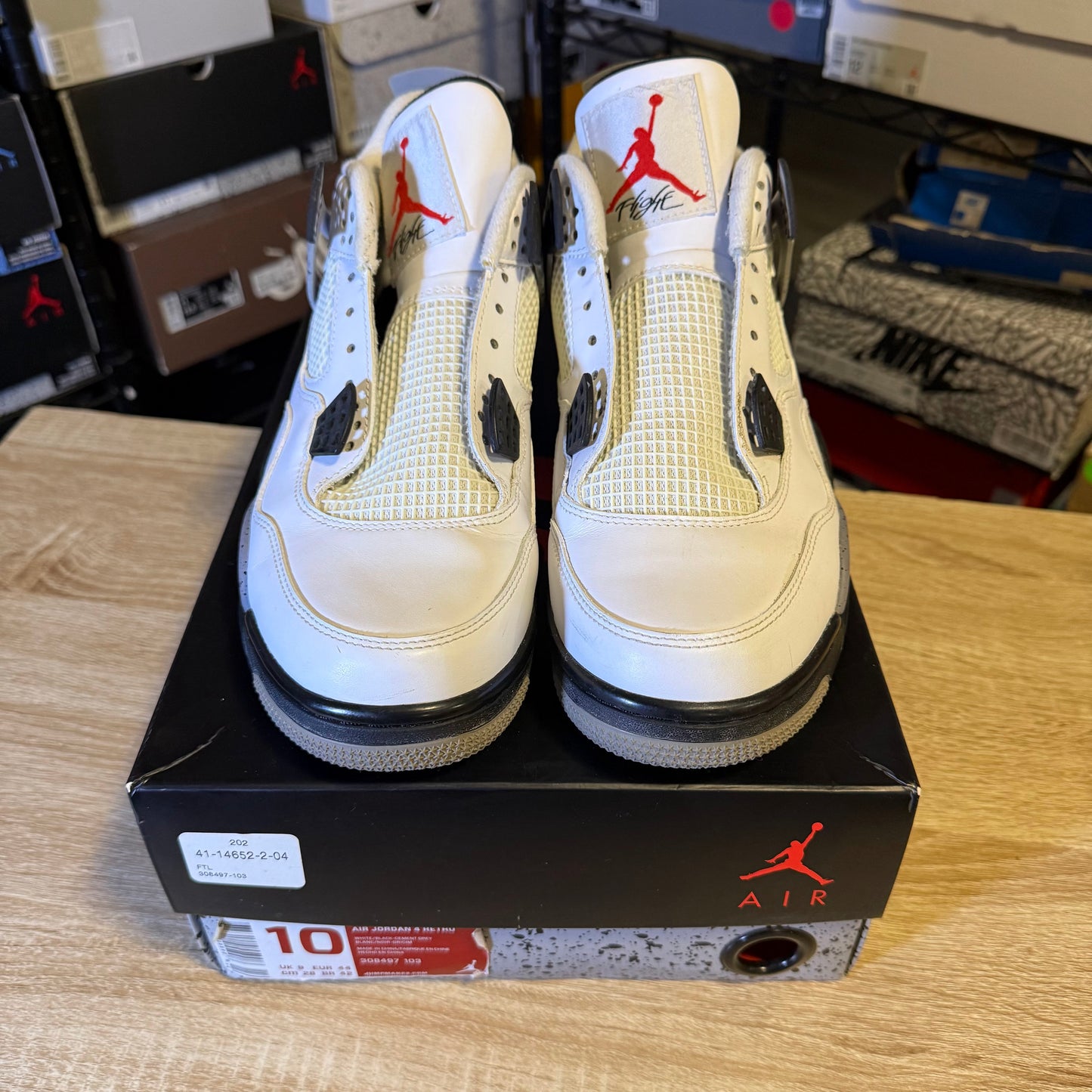 Size 10 – AJ 4 White Cement (2012)