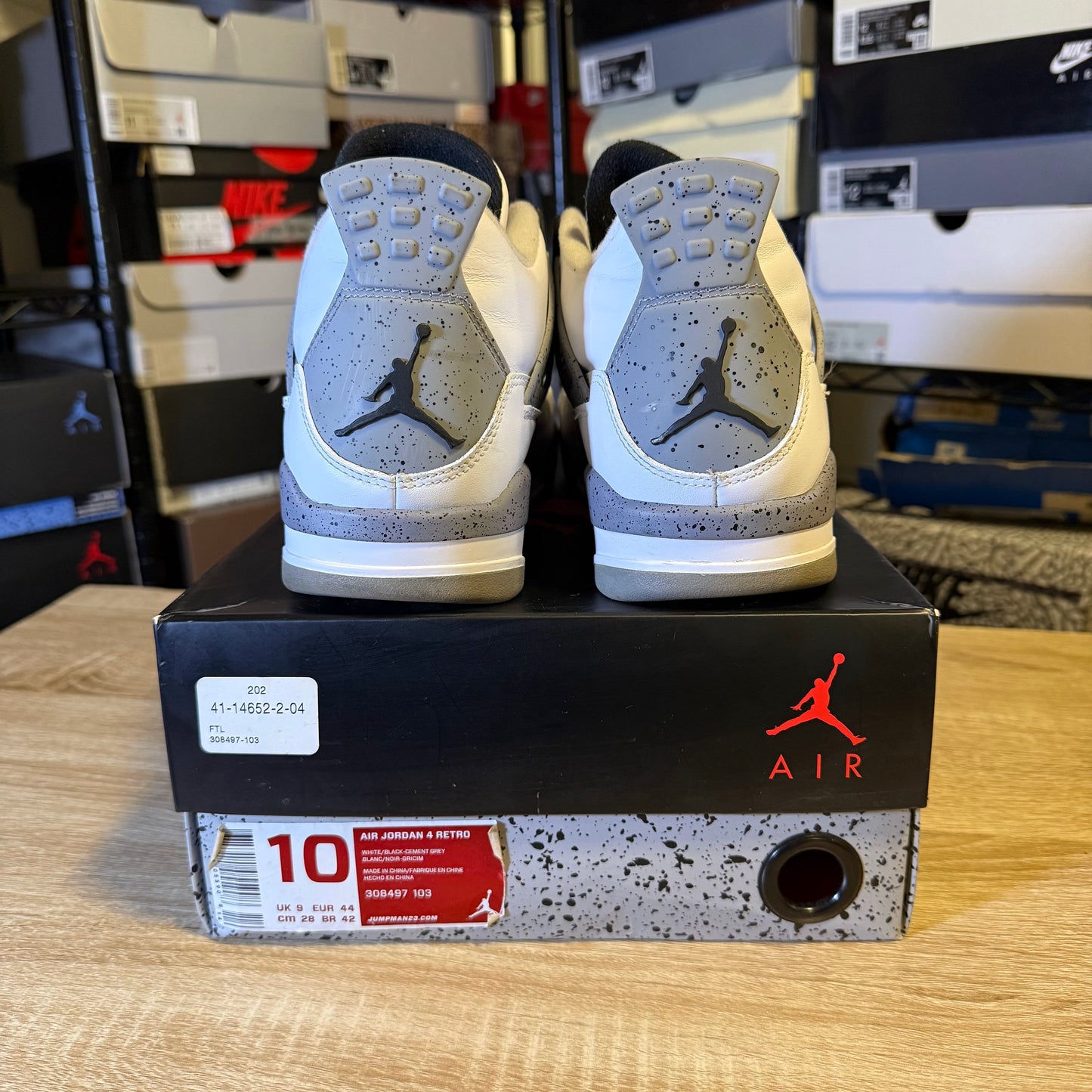Size 10 – AJ 4 White Cement (2012)