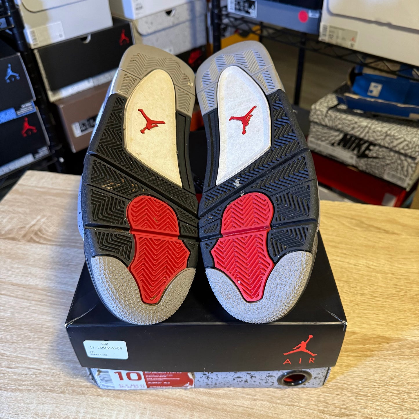 Size 10 – AJ 4 White Cement (2012)