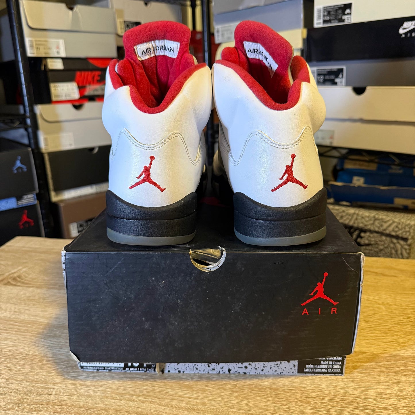 Size 10 – AJ 5 Fire Red