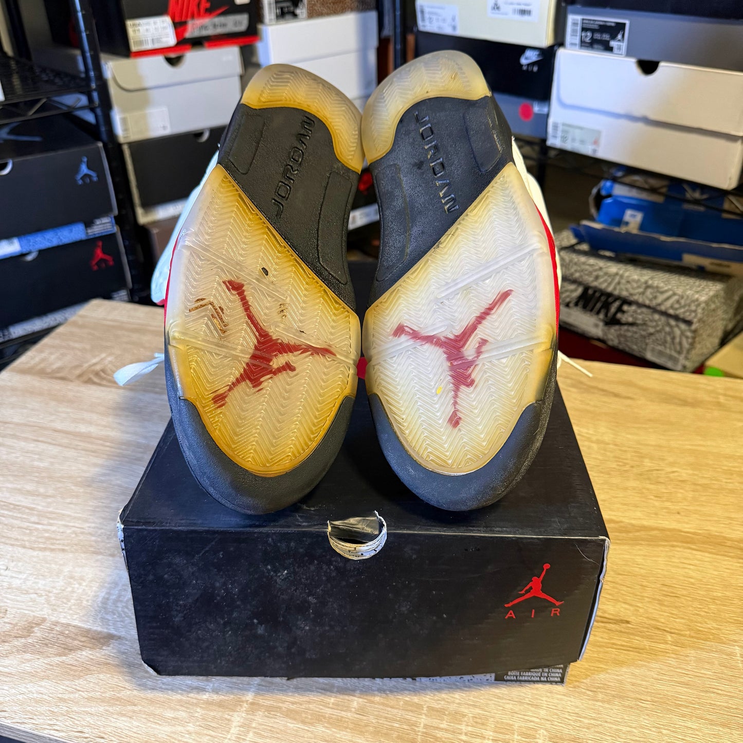 Size 10 – AJ 5 Fire Red