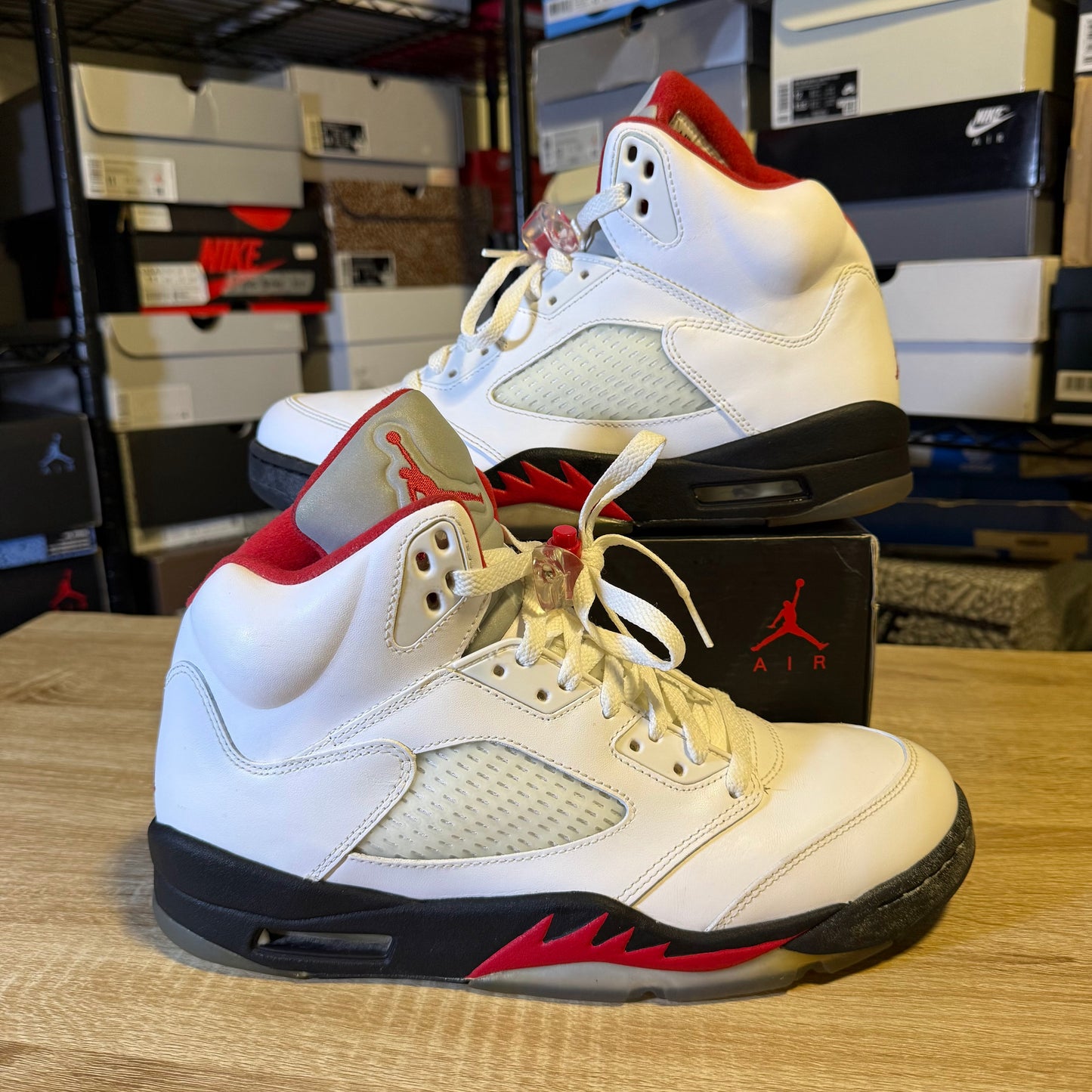 Size 10 – AJ 5 Fire Red