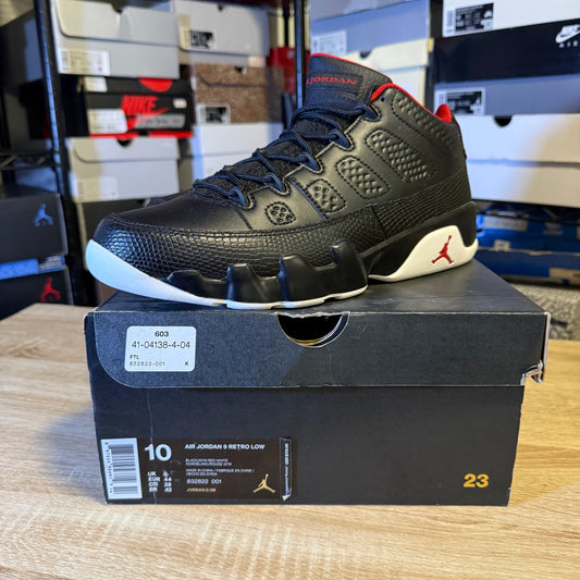 Size 10 – AJ 9 Low Snakeskin