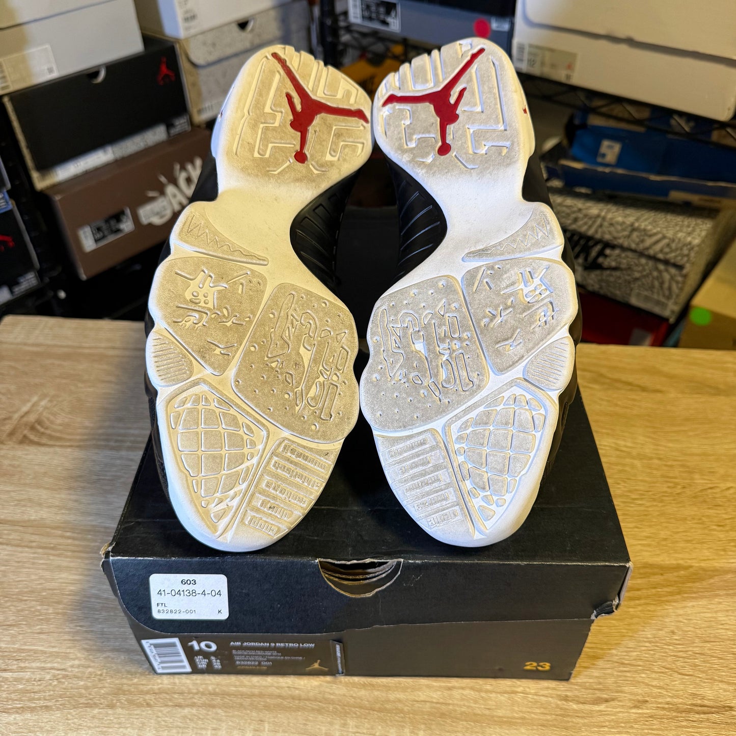 Size 10 – AJ 9 Low Snakeskin