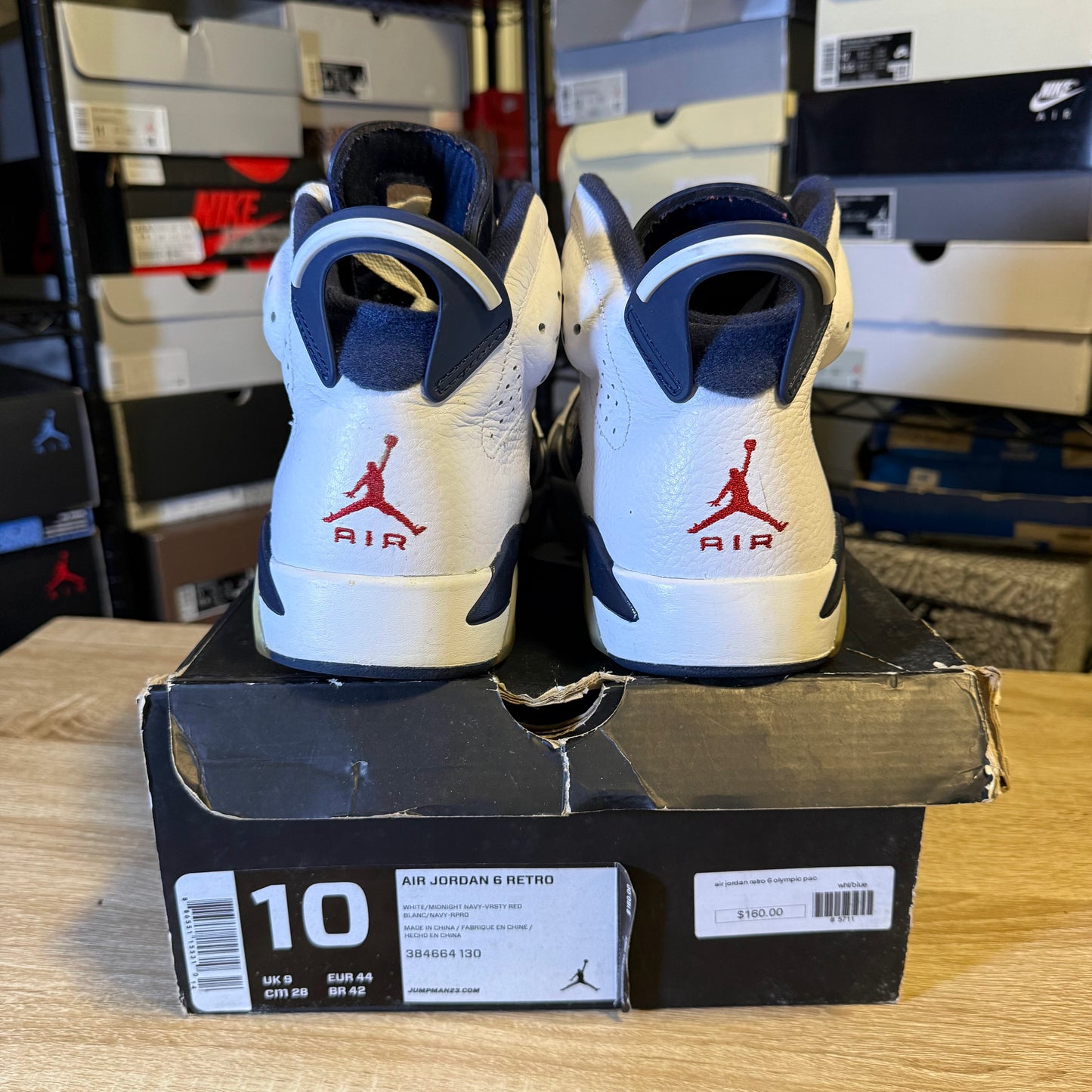 Size 10 – AJ 6 Olympic (2012)
