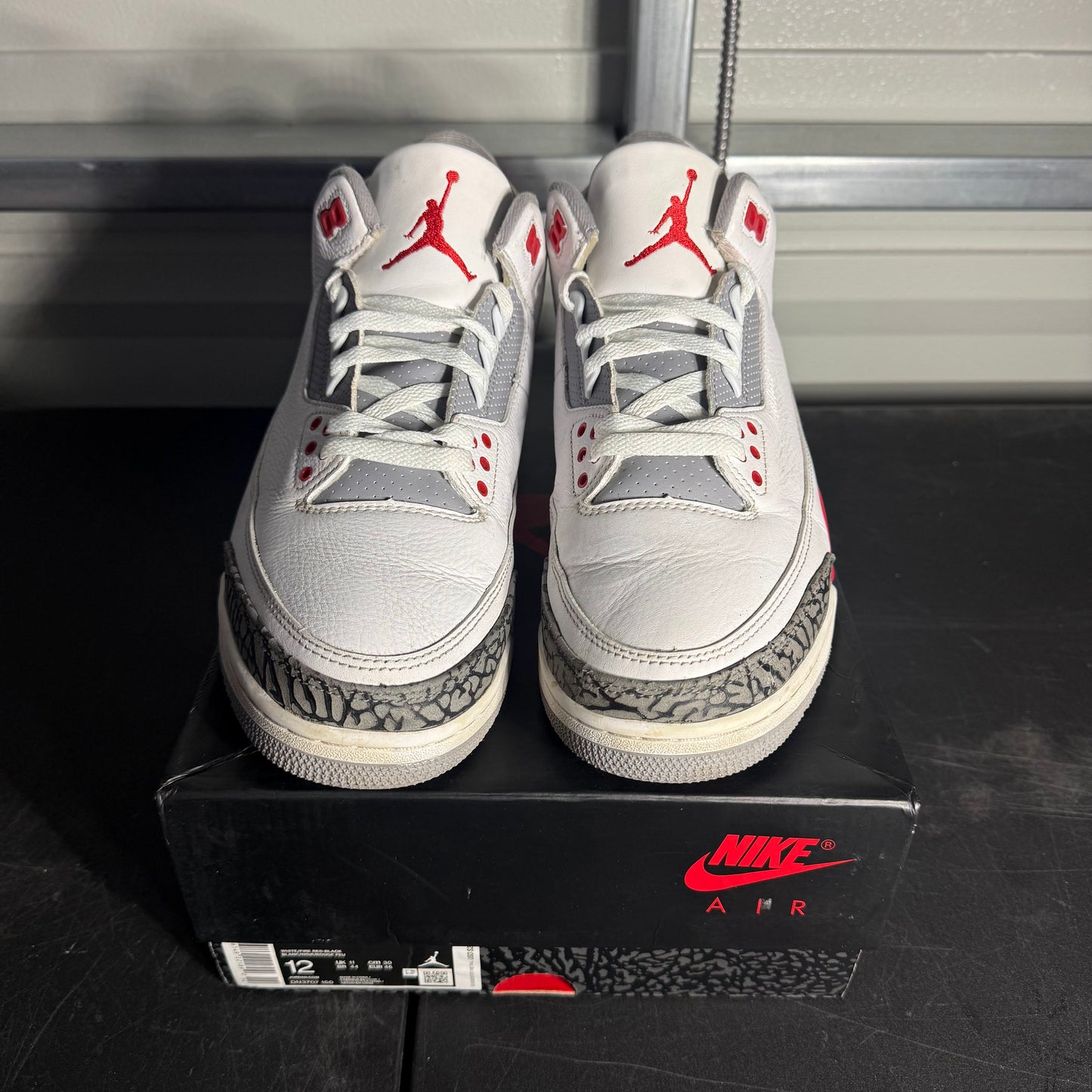 Size 12 - AJ 3 Fire Red