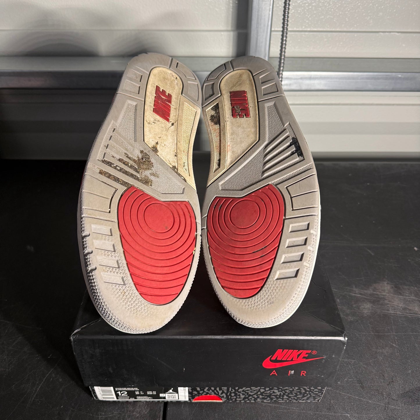 Size 12 - AJ 3 Fire Red