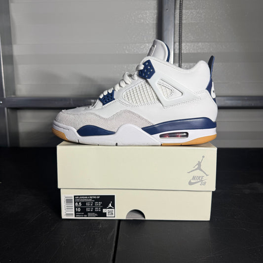 Size 8.5 - AJ 4 Navy SB