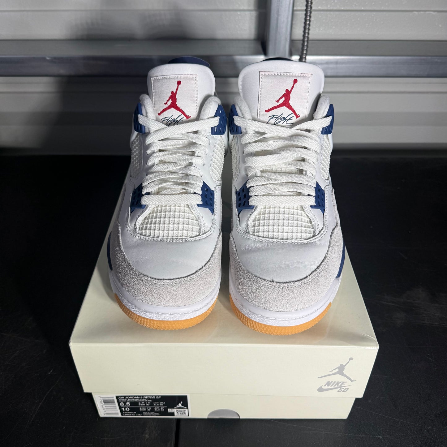 Size 8.5 - AJ 4 Navy SB