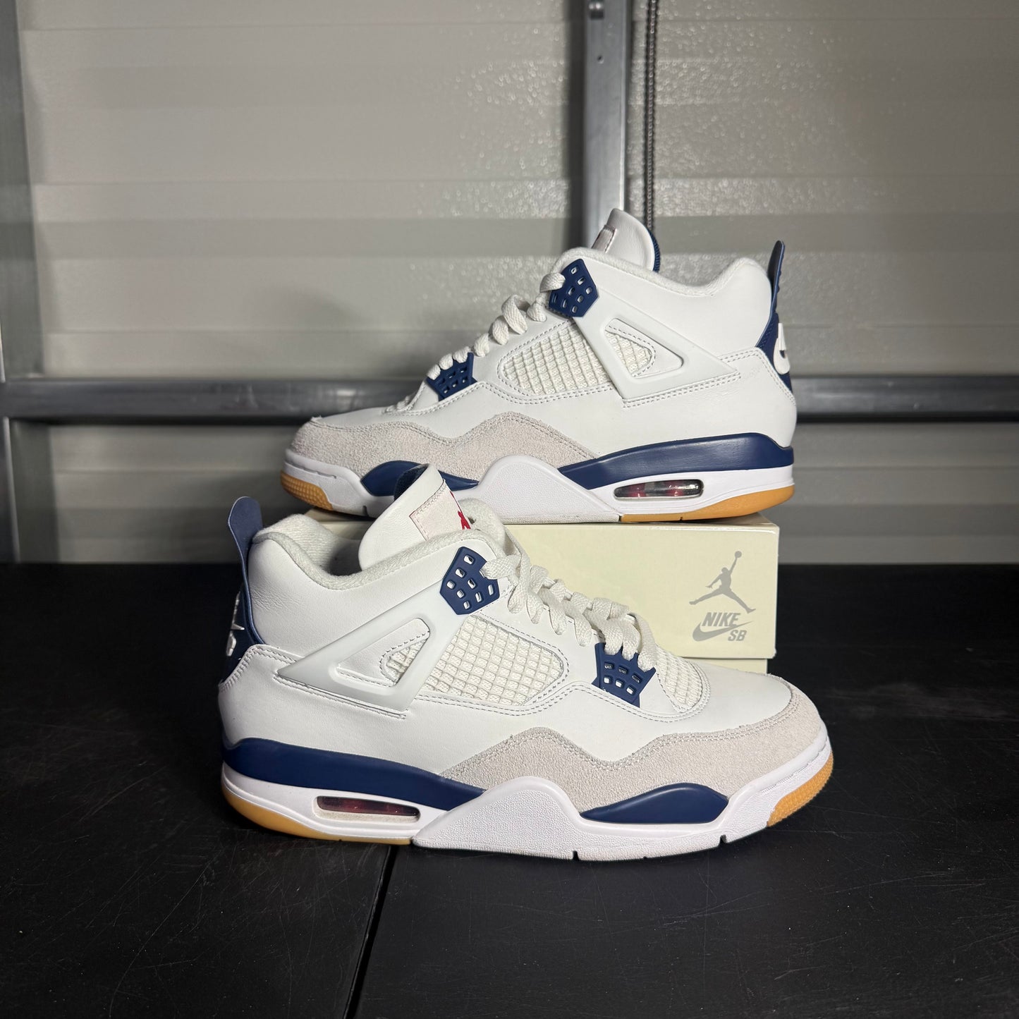 Size 8.5 - AJ 4 Navy SB